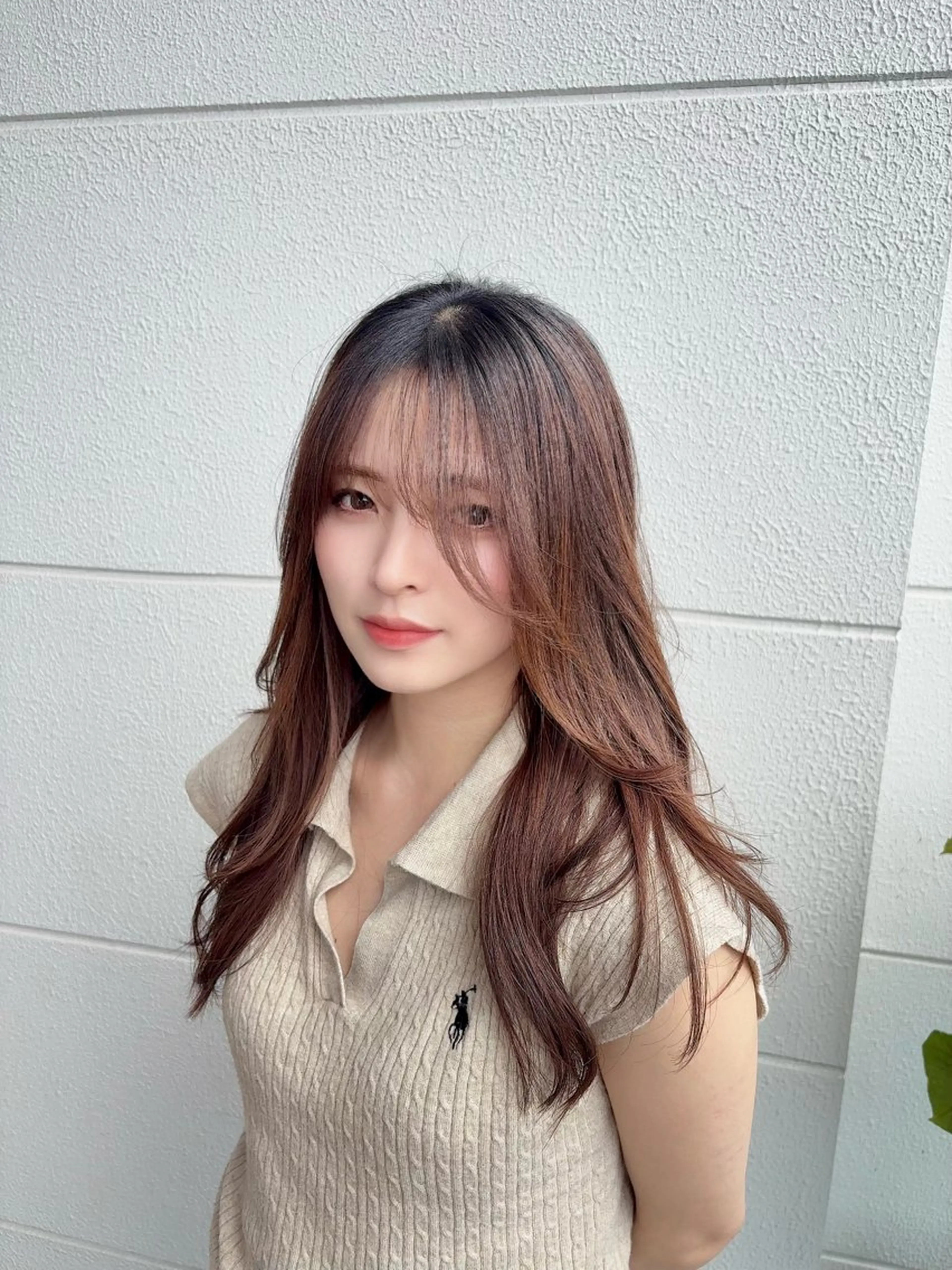 ロング 本村 あやかのヘアスタイル