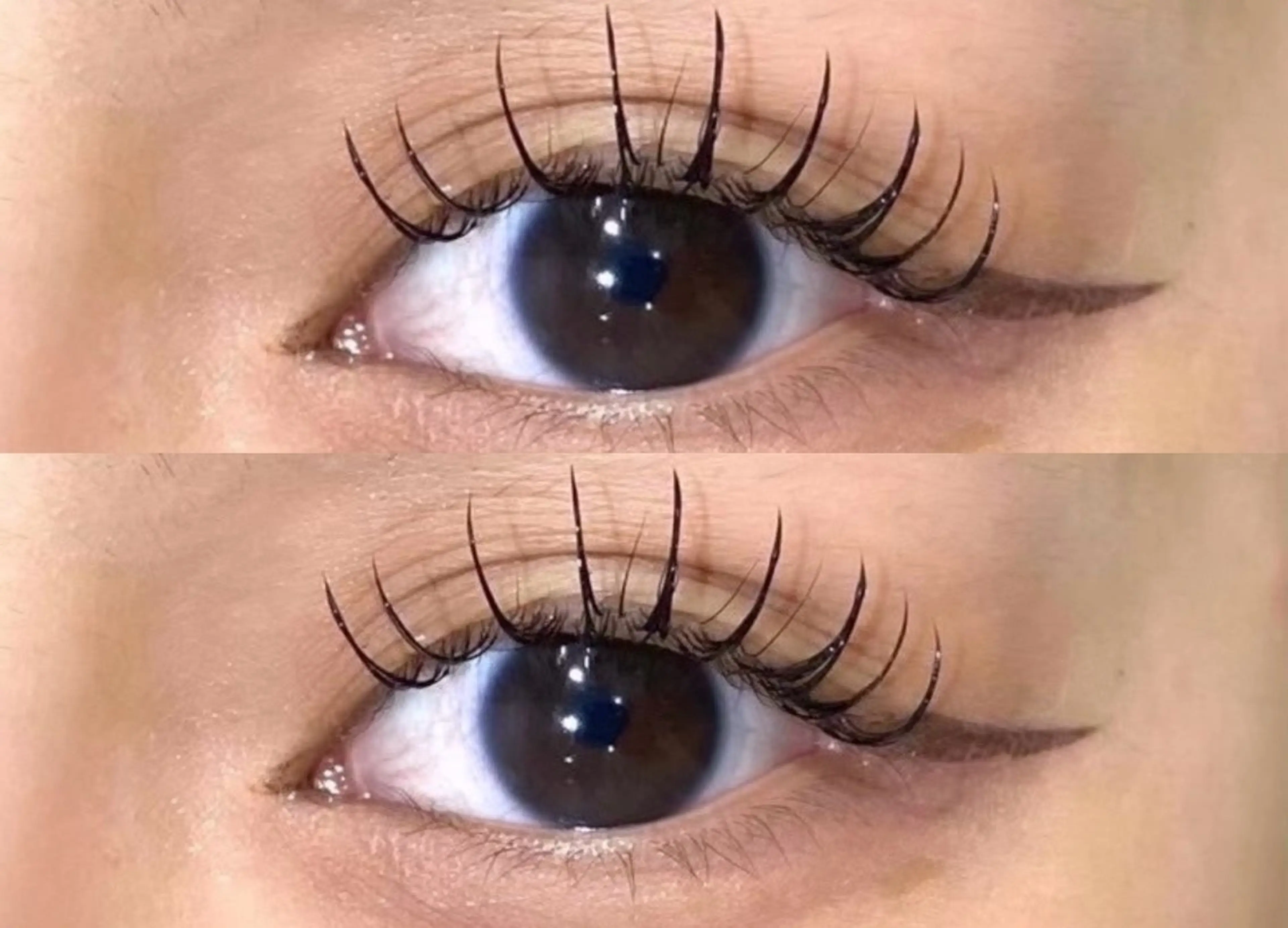 マツエク・マツパ キュート eve🐰束間まつ毛 /透明感カラーのヘアスタイル