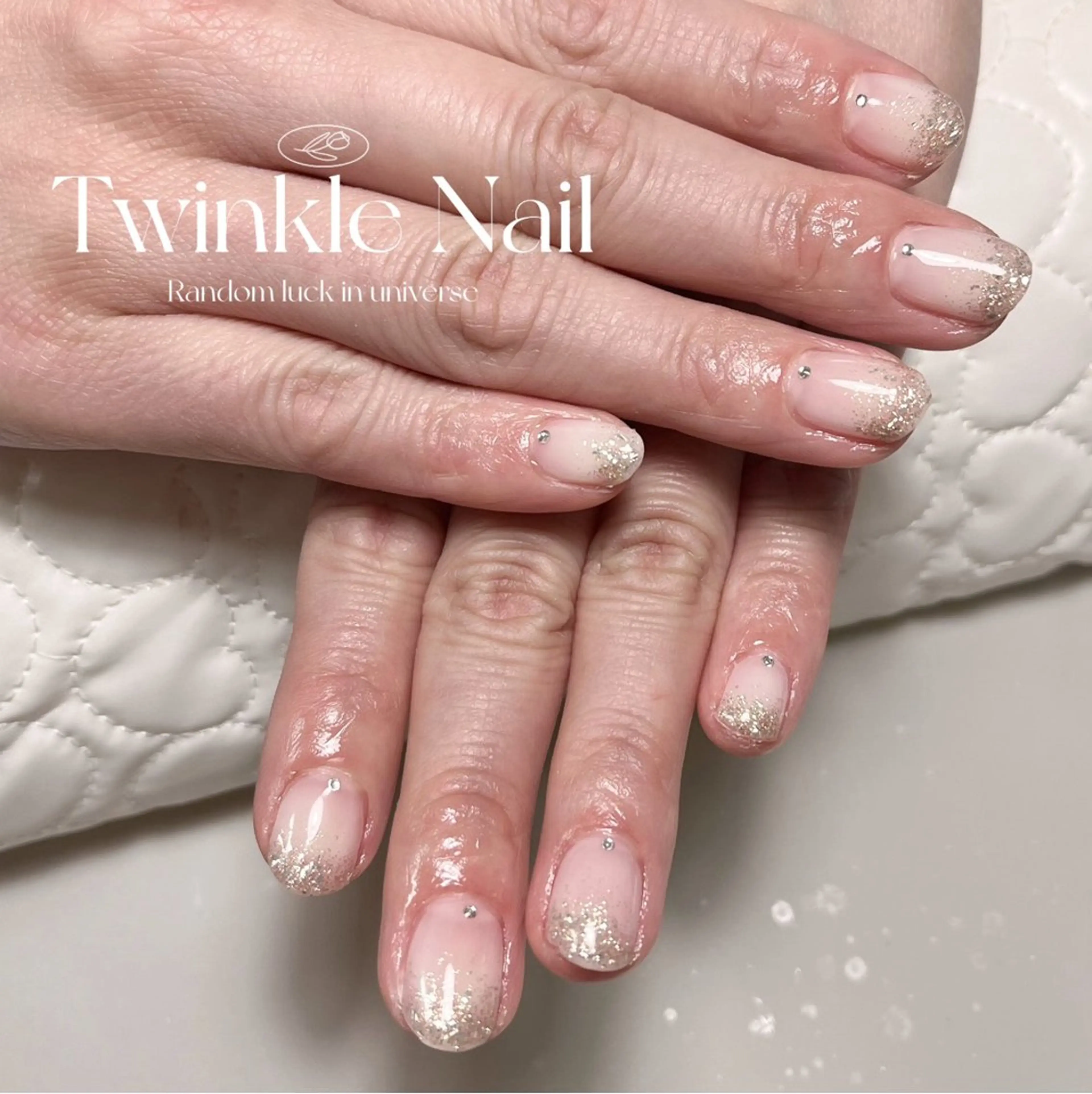 ネイル キラキラネイル オフィスネイル シンプルネイル Twinkle Nail Kuboのネイルデザイン