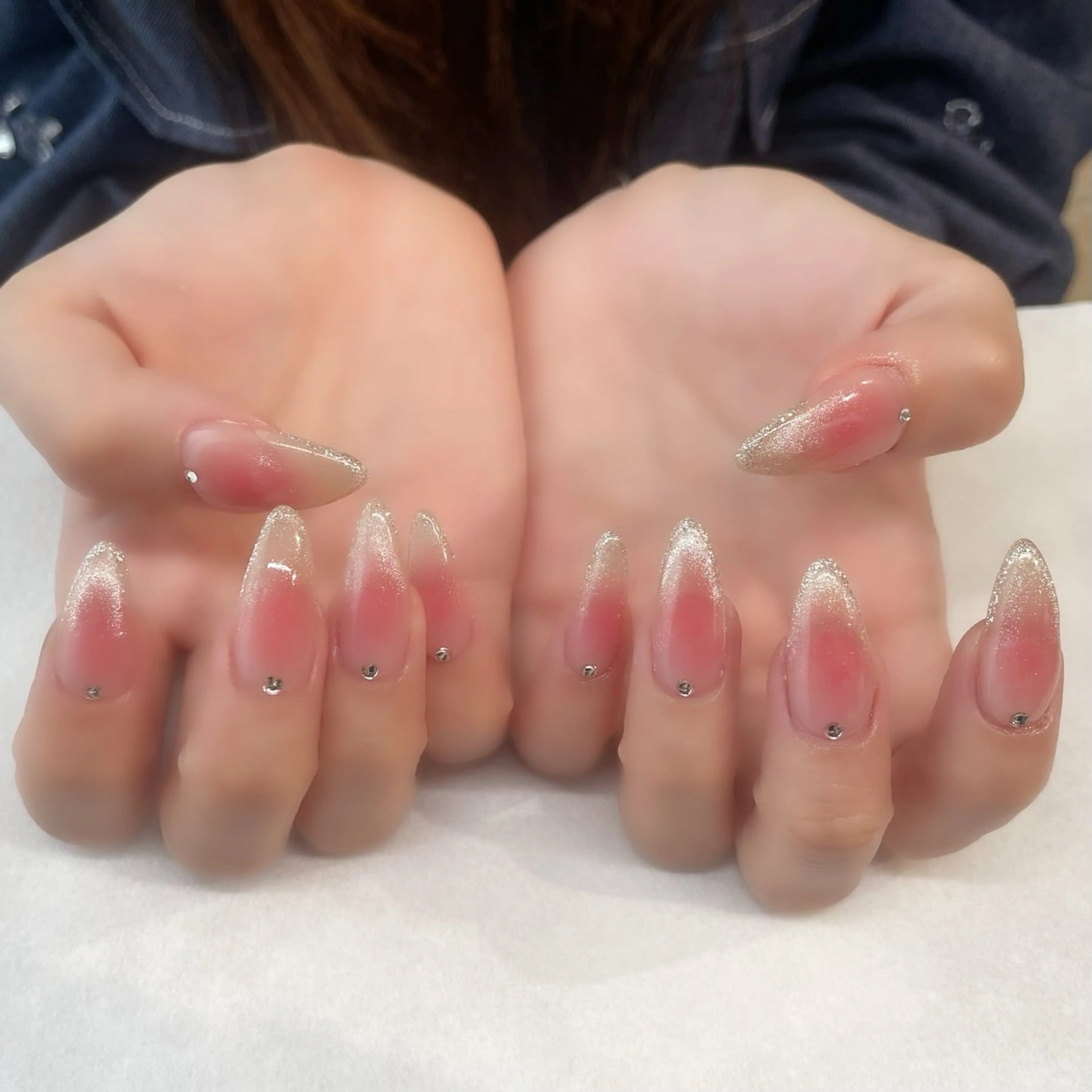 ネイル ハンドネイル 💎🐰 saki. m 🐰💎のネイルデザイン