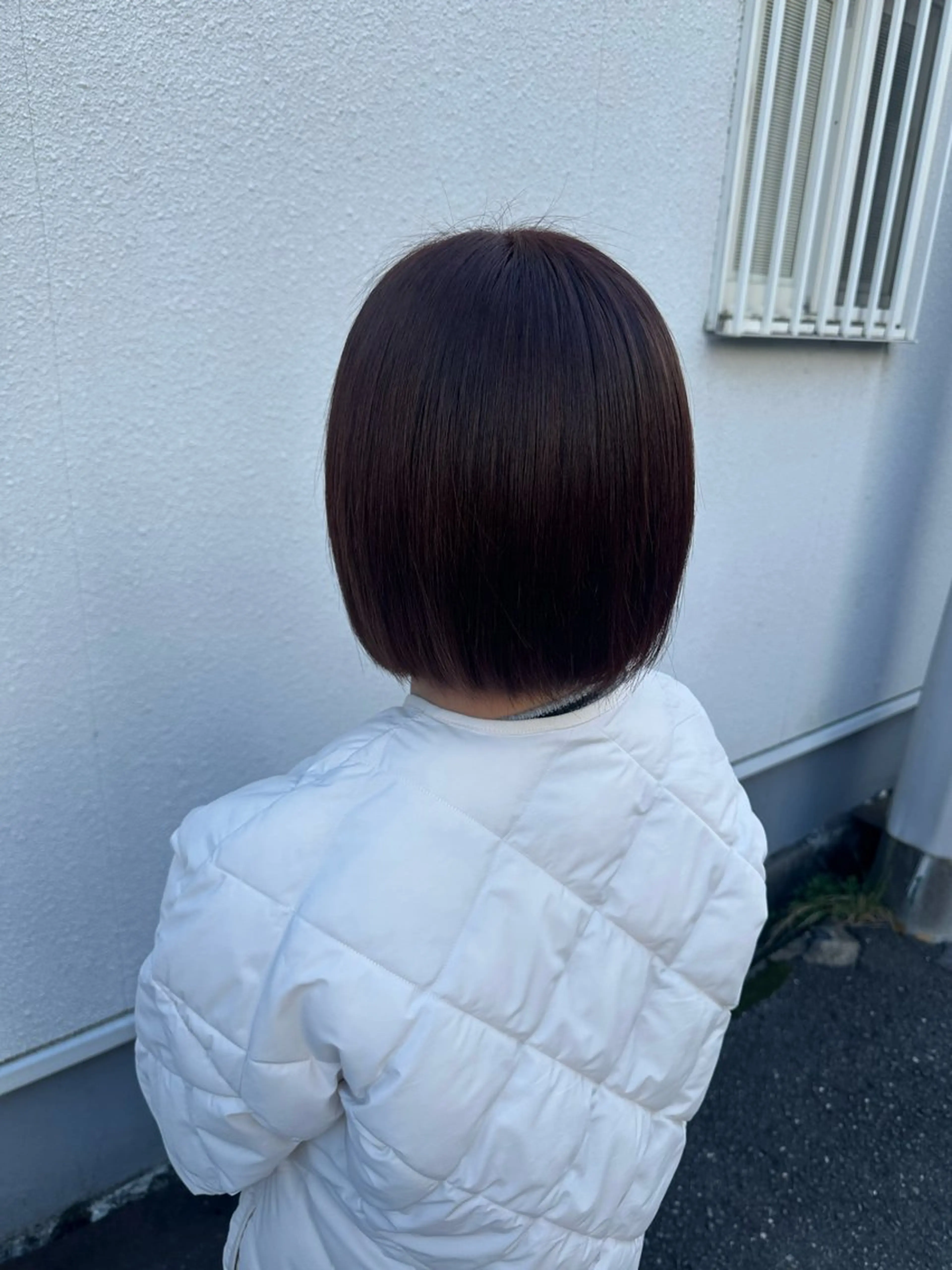 ショート カラー レッドカラー ヘアカラー 安達 望のヘアスタイル