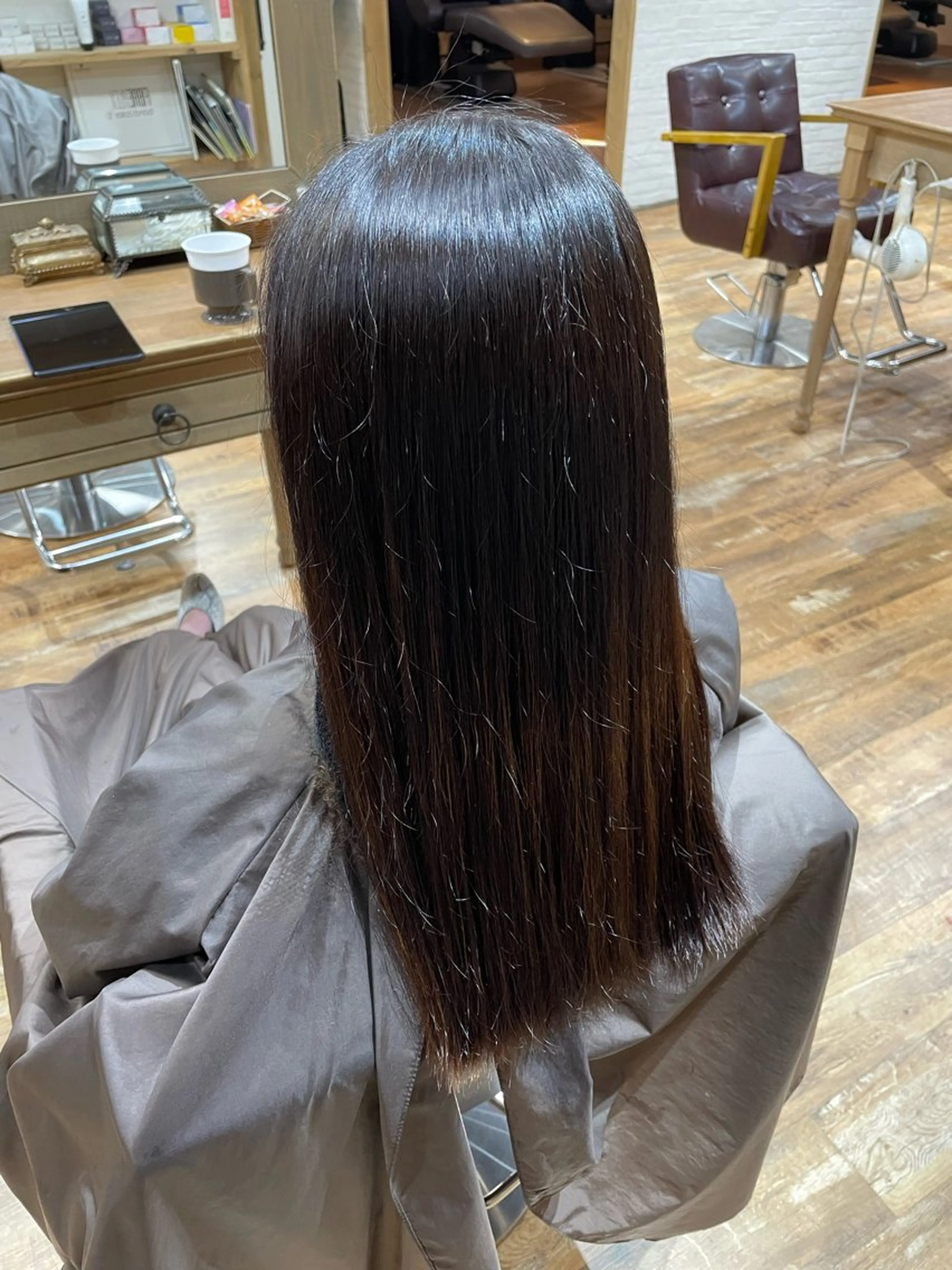 ロング 縮毛矯正 ☁️ natsuki☁️のヘアスタイル