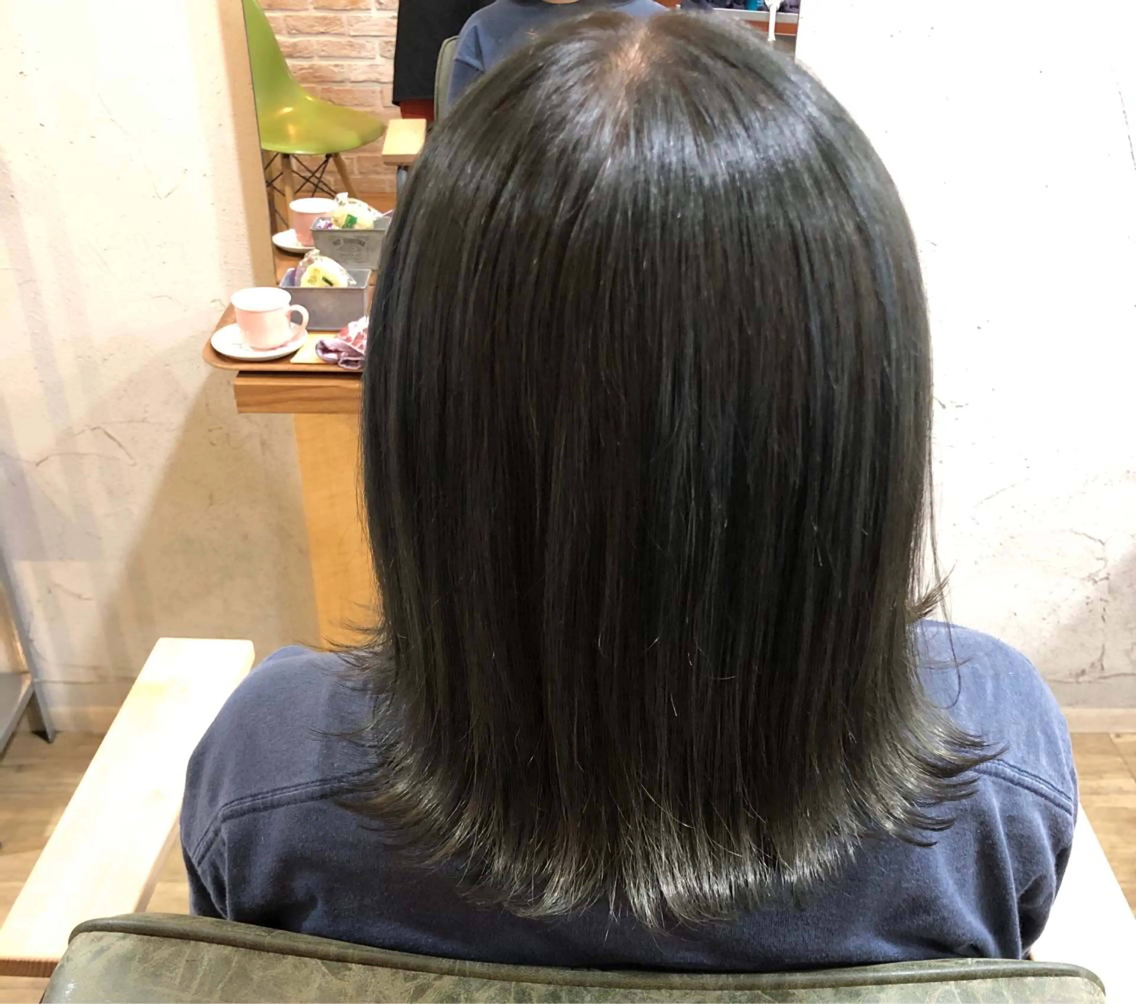 ミディアム ヘアカラー 國次 夕貴のヘアスタイル