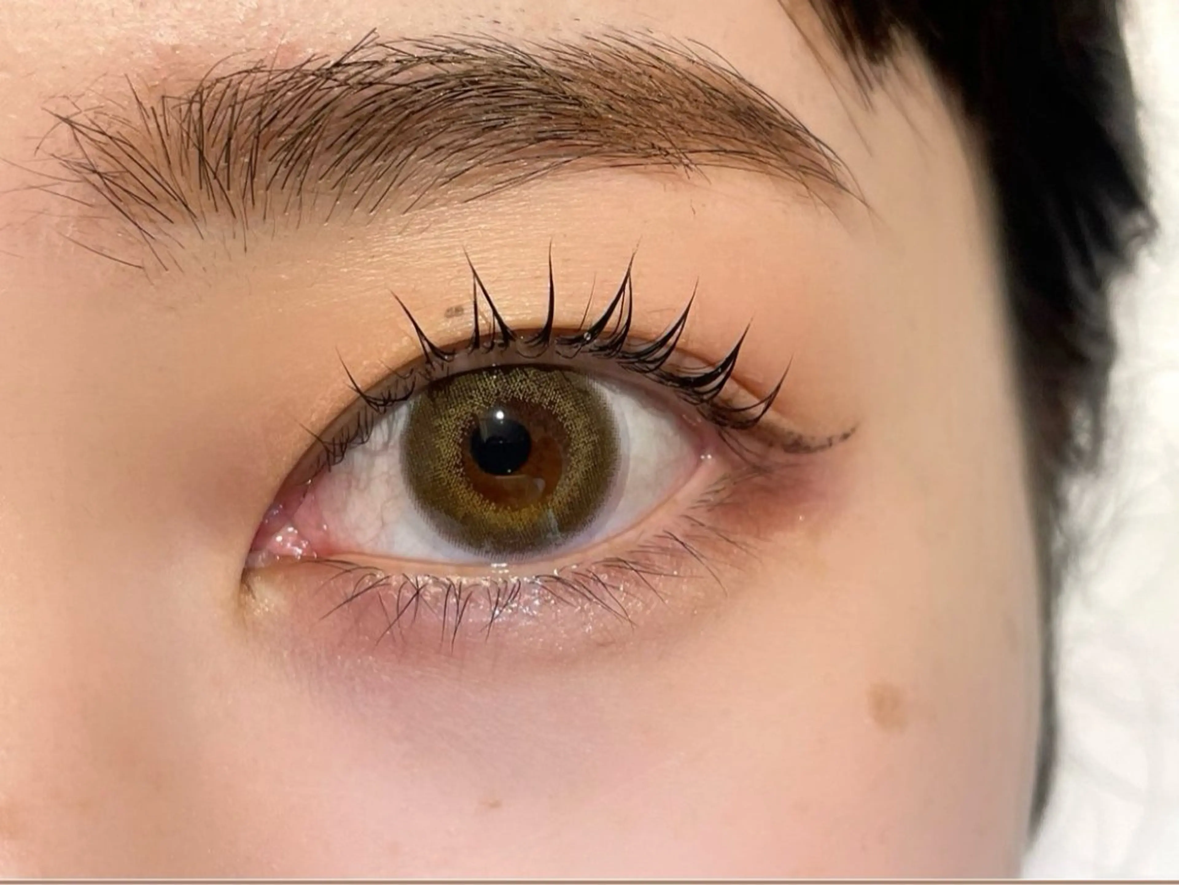 マツエク・マツパ 🎀モテ暖色× 艶カラーちな🎀のマツエク・マツパデザイン