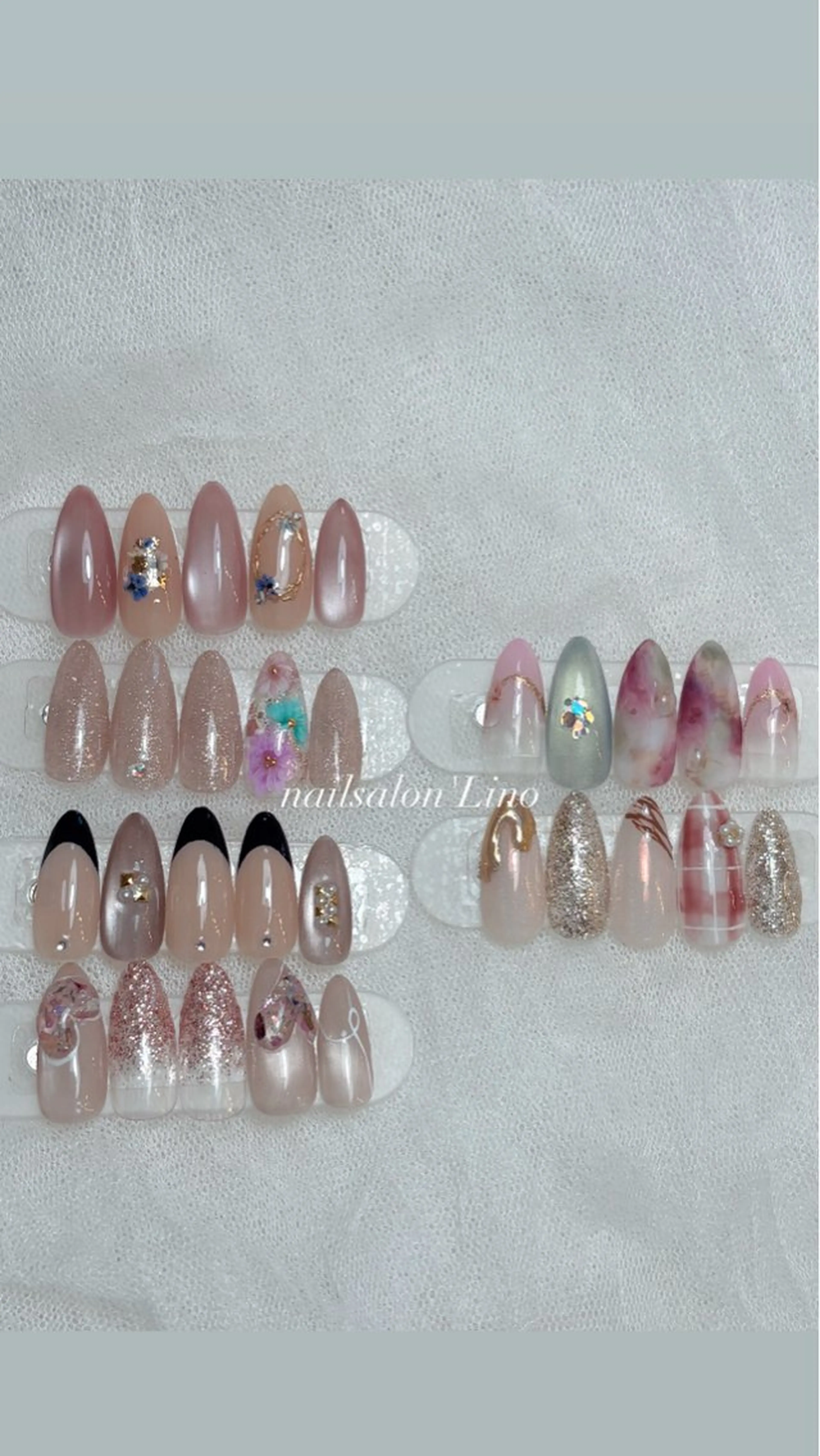 ネイル 春ネイル バレンタイン Lino𓂃⟡.· Chizuruのネイルデザイン