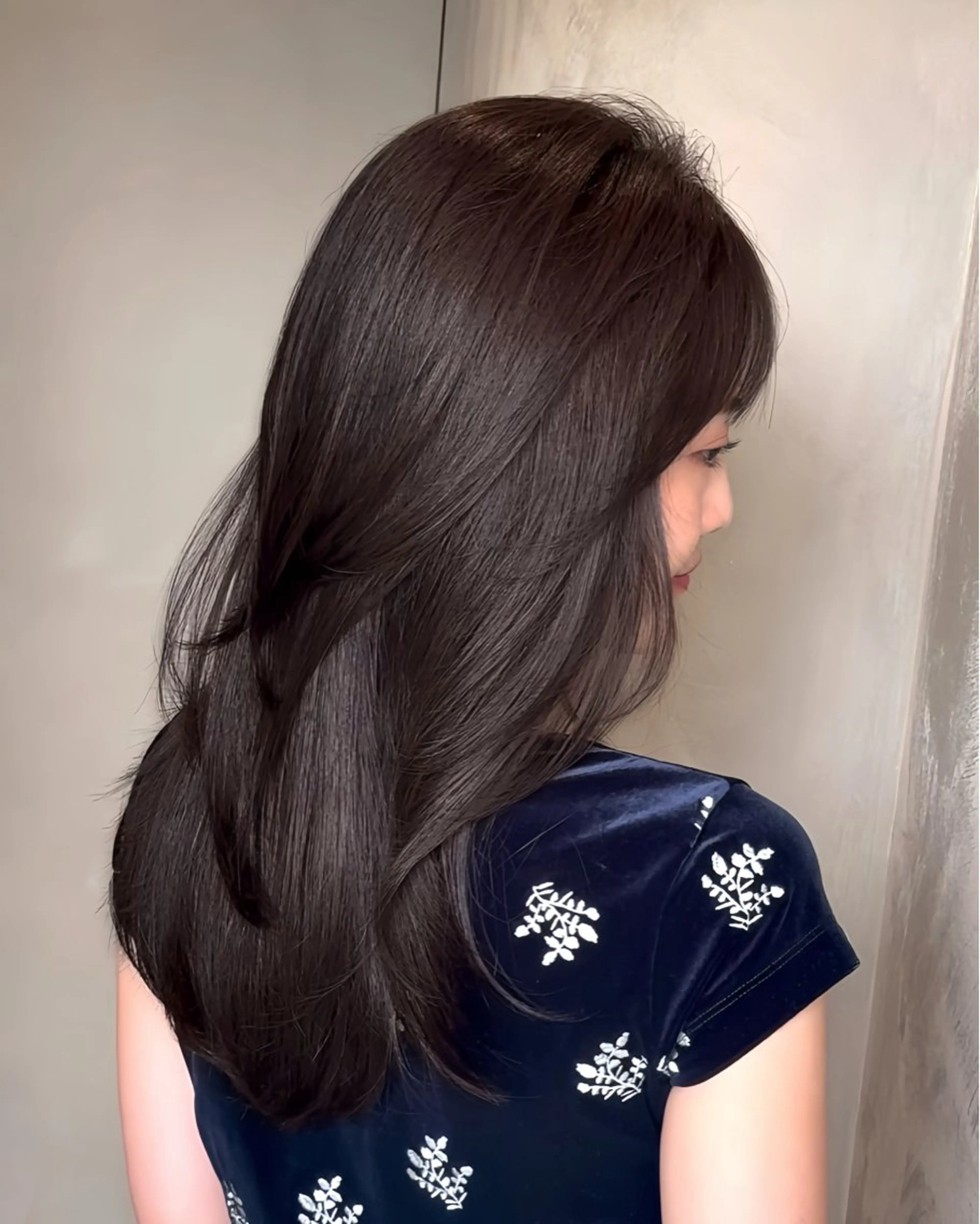 セミロング レイヤーカット 大人レイヤー 🍃外苑前/荒谷進介のヘアスタイル