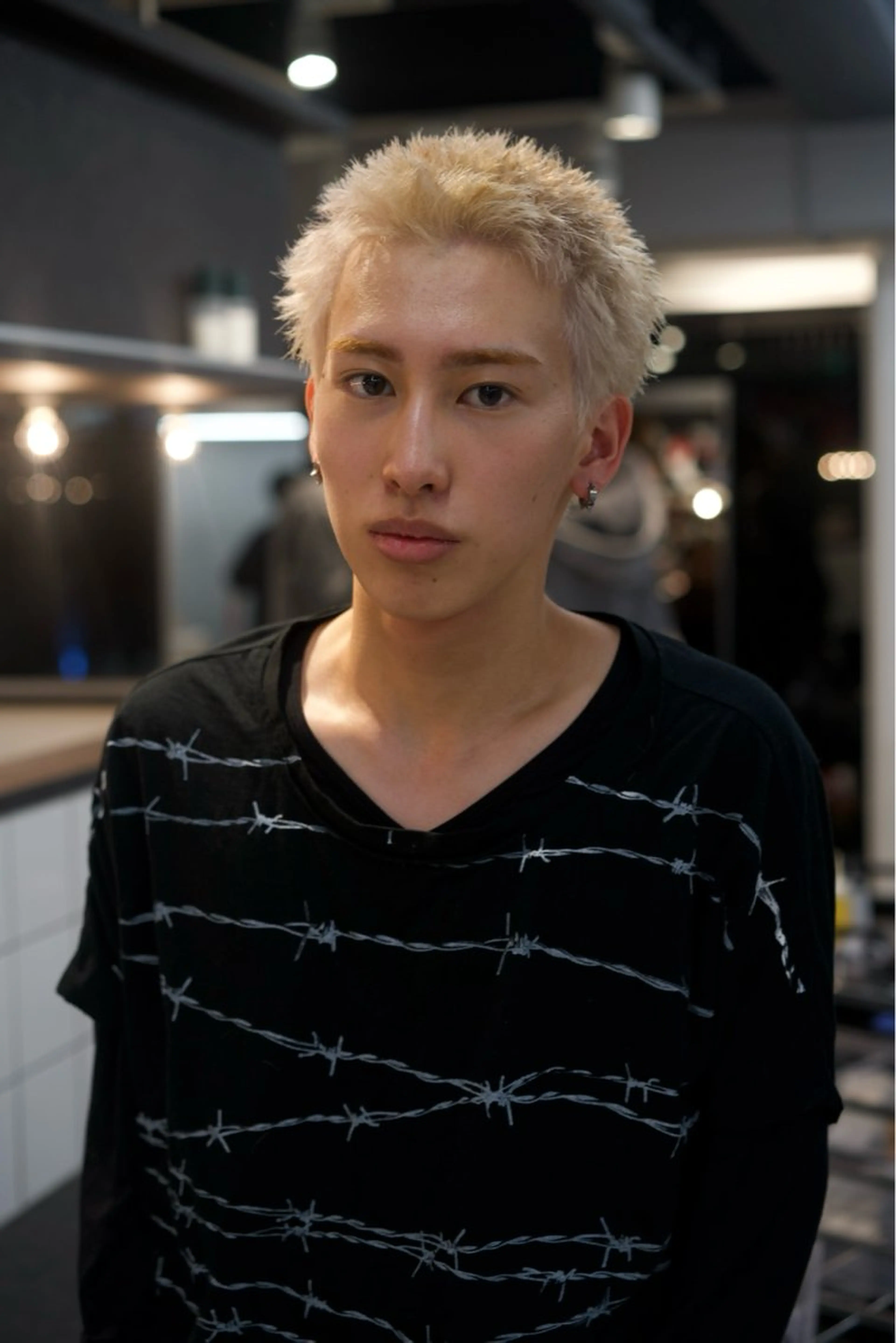 ショート カラー メンズ ハイトーン特化/渋谷 ⚡️コースケ⚡️のヘアスタイル