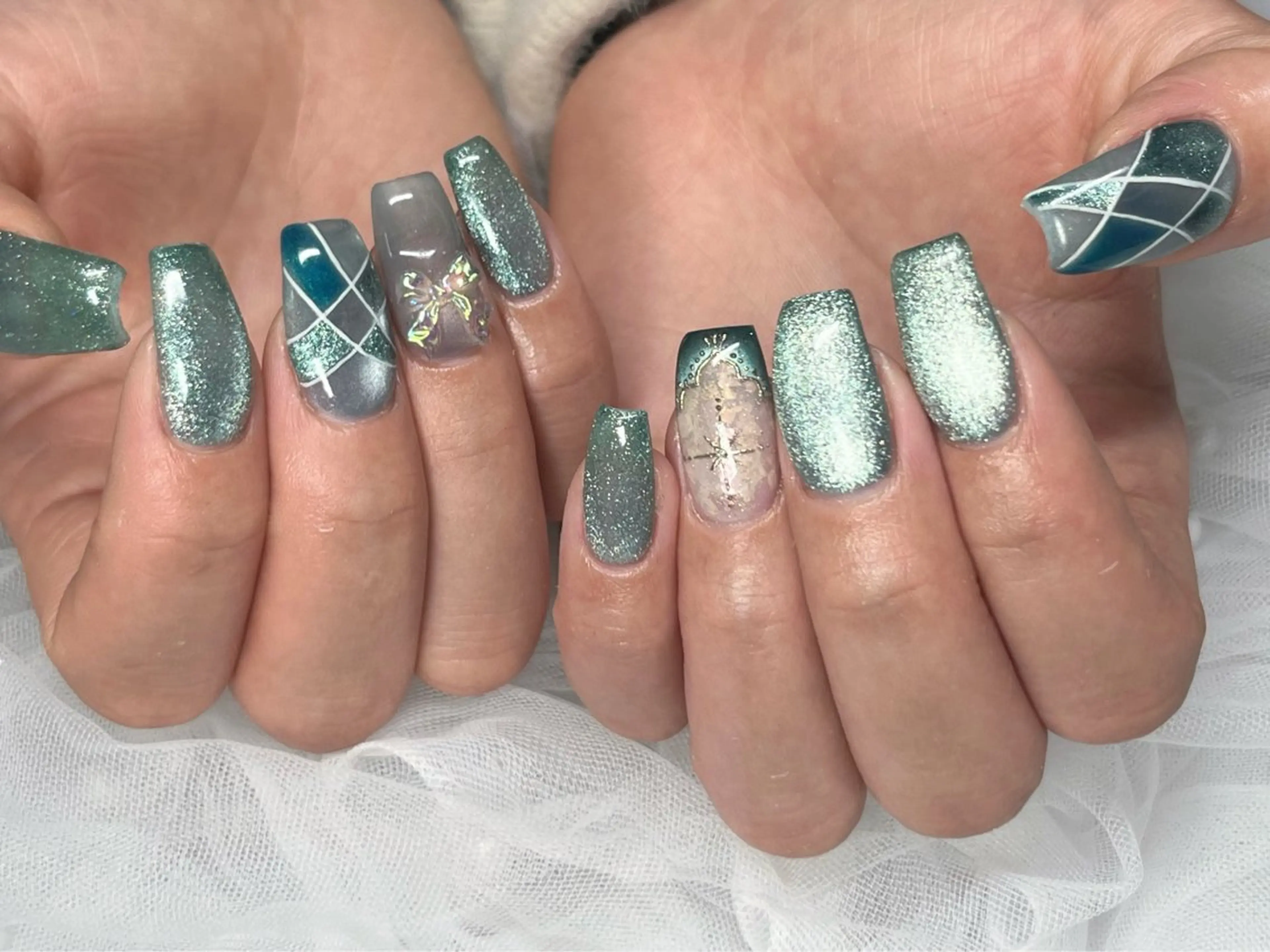ネイル ハンドネイル なんば7nail YUZUHAのネイルデザイン