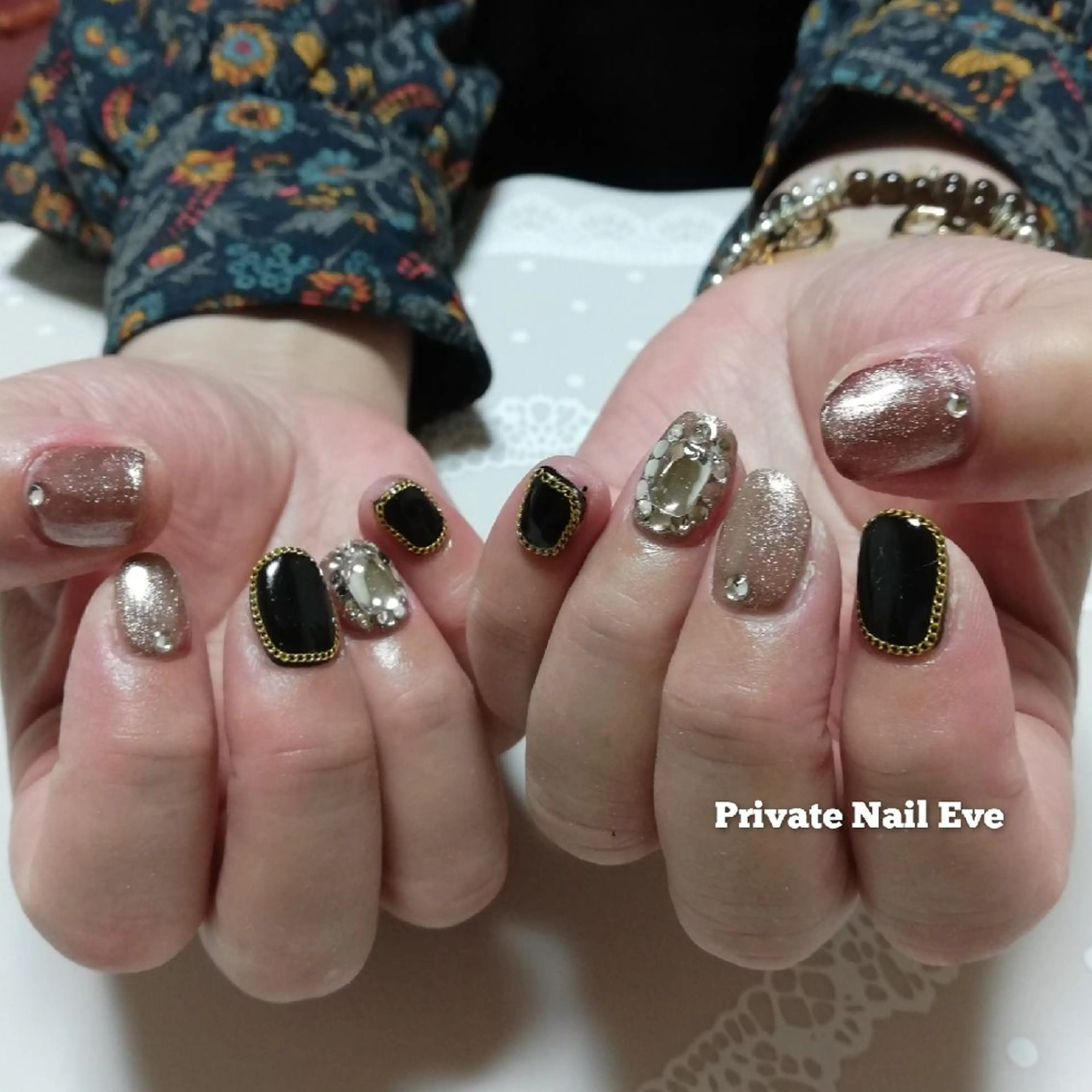 ネイル マグネットネイル 持ち込み ハンドネイル ネイル junkoのネイルデザイン