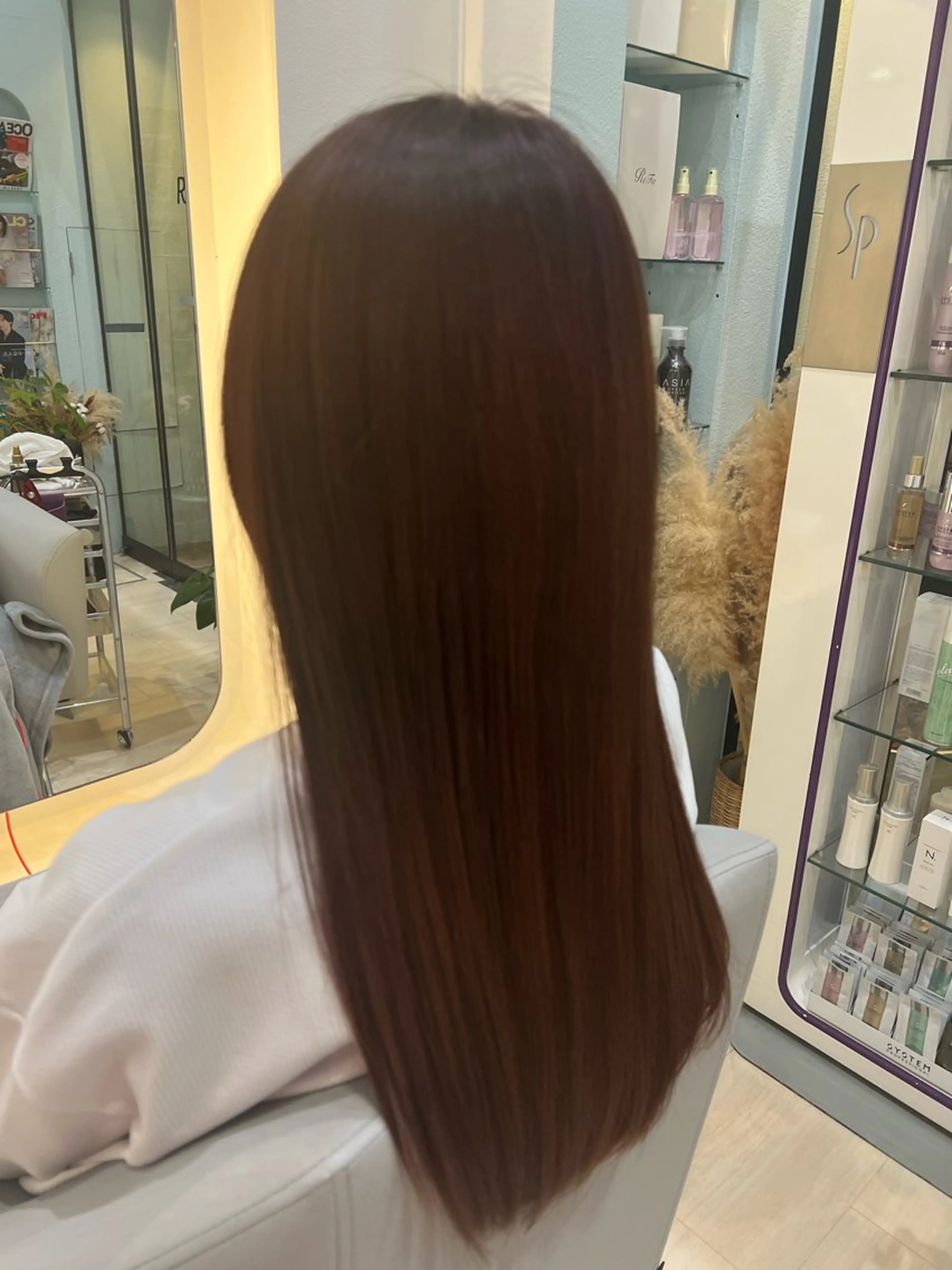 セミロング カラー カット 堀井 凌平のヘアスタイル