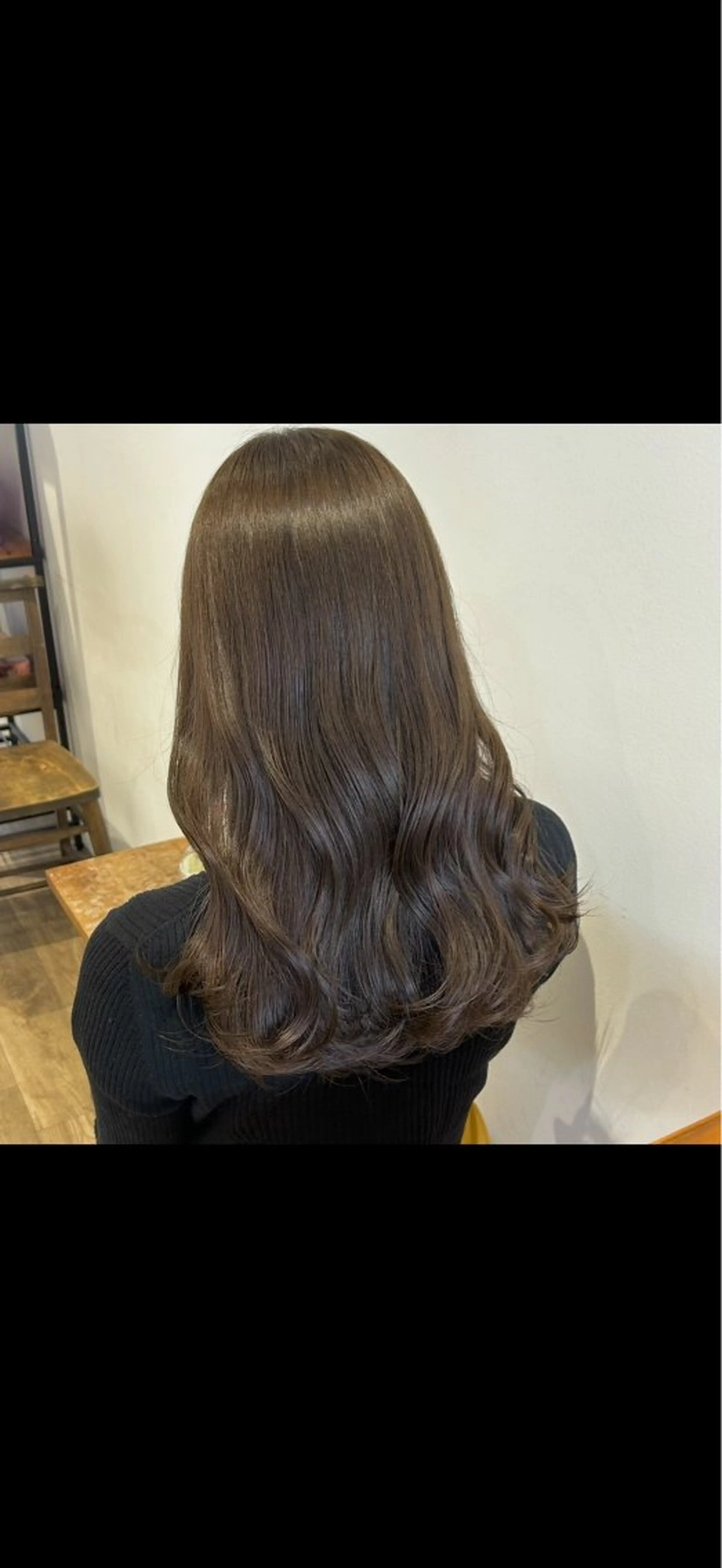 ロング カラー カット ヘアカラー トリートメント otoha✳︎ くすみカラーのヘアスタイル