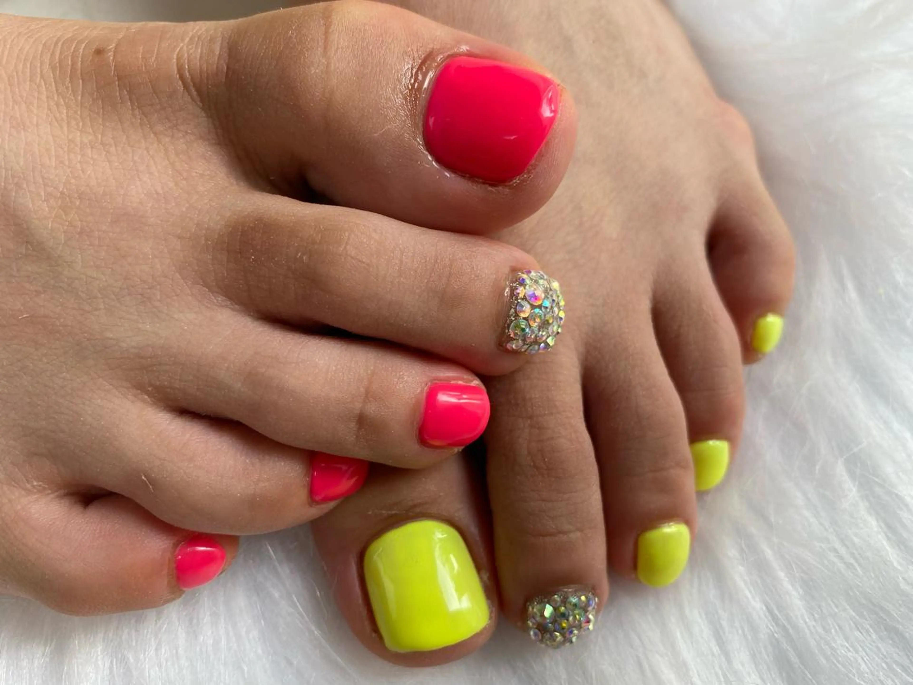 ネイル フットネイル Mana‪ ‪·͜· ❤︎‬のネイルデザイン