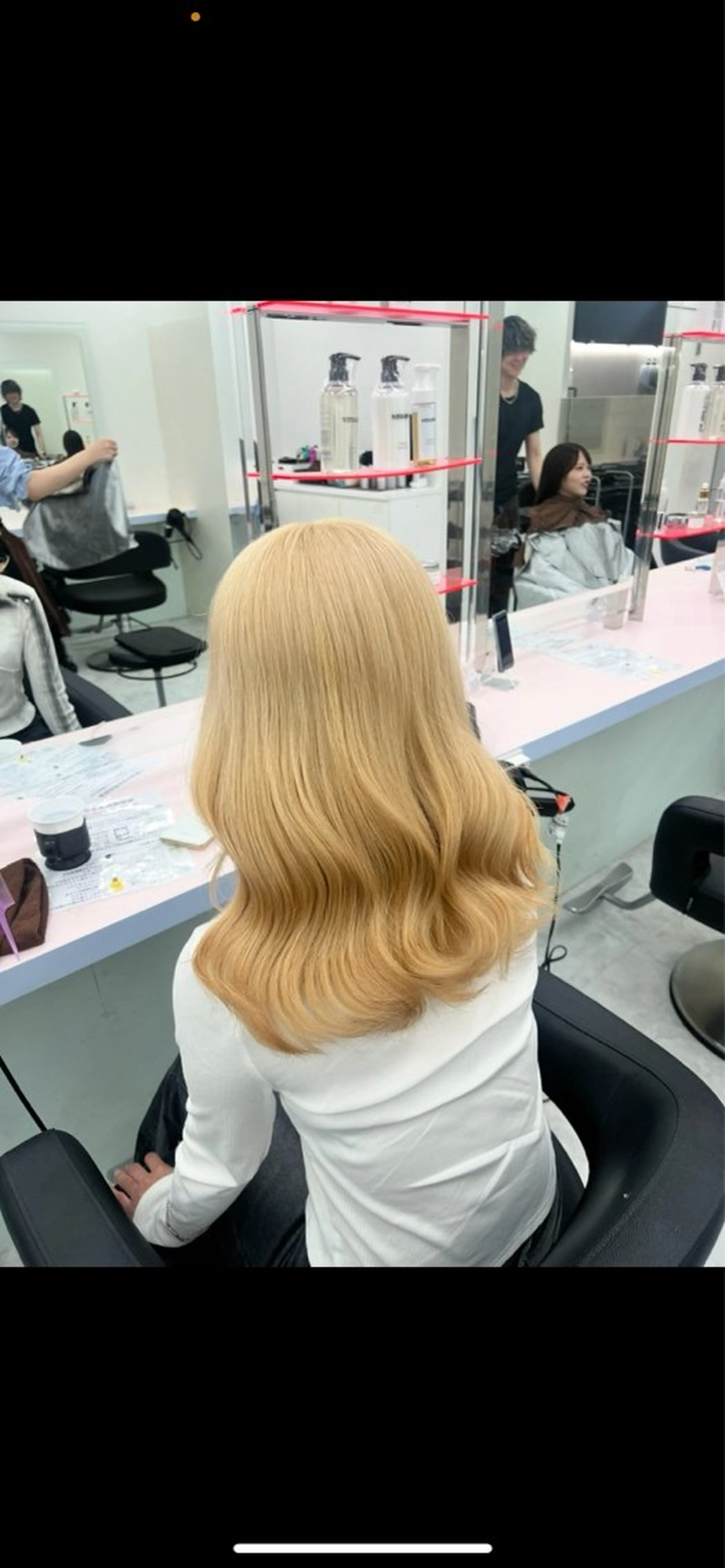 ロング カラー ヘアカラー 韓国風トレンドカラー 🩶RINA🩶のヘアスタイル