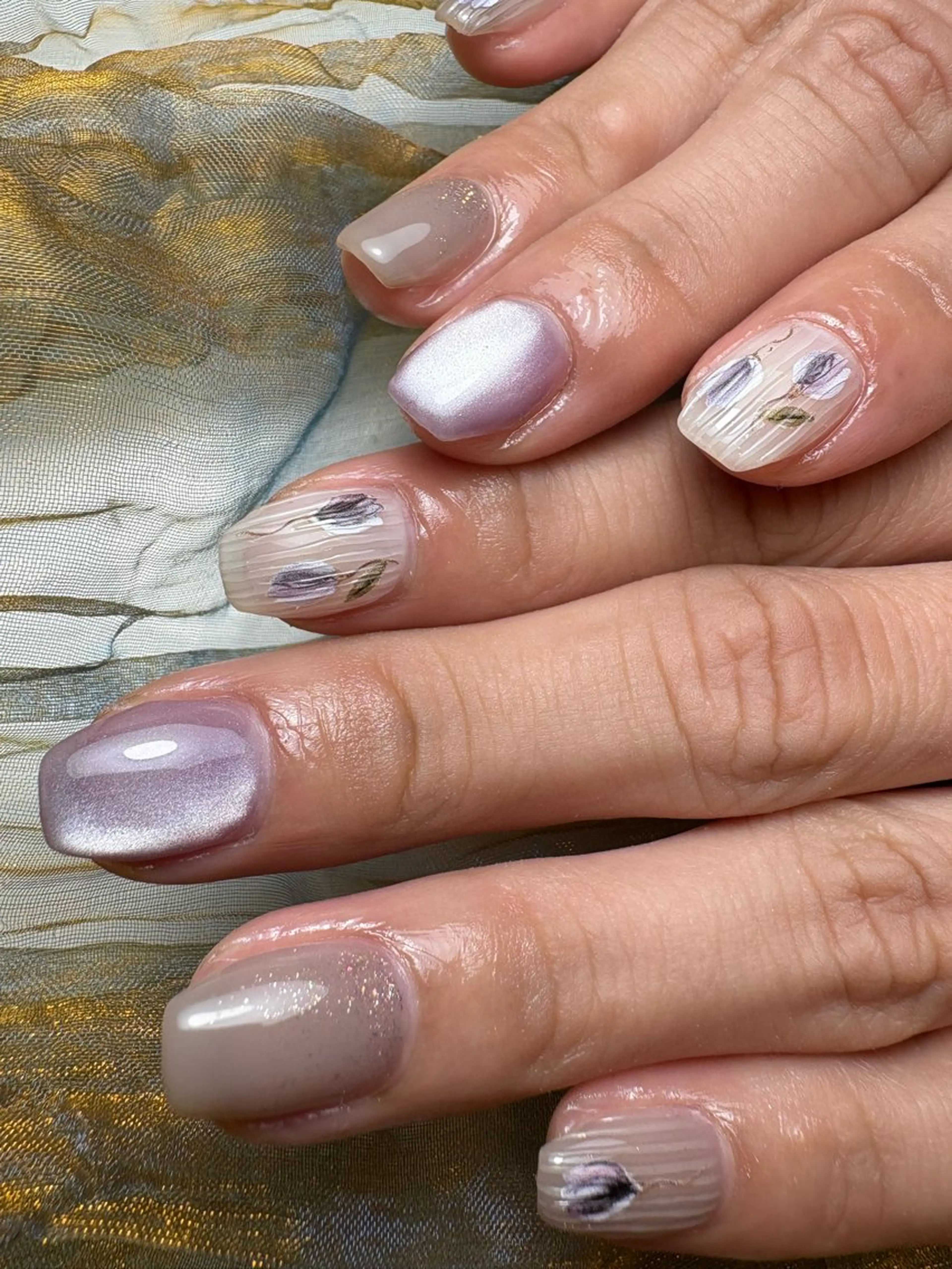 定額ネイルの写真