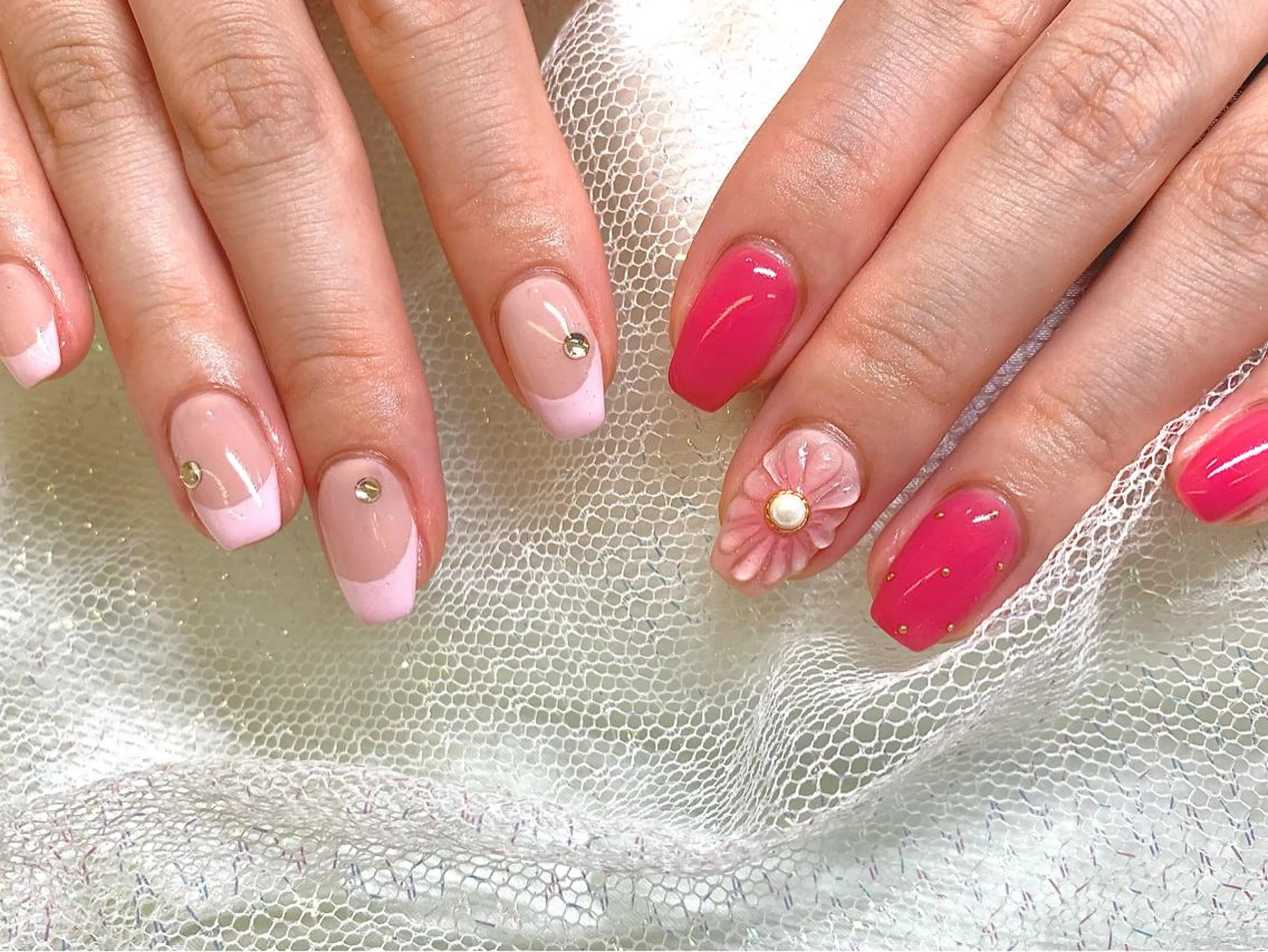 カラー ネイル ぷっくりネイル Roi〈ロワ〉 Yume🎀のネイルデザイン