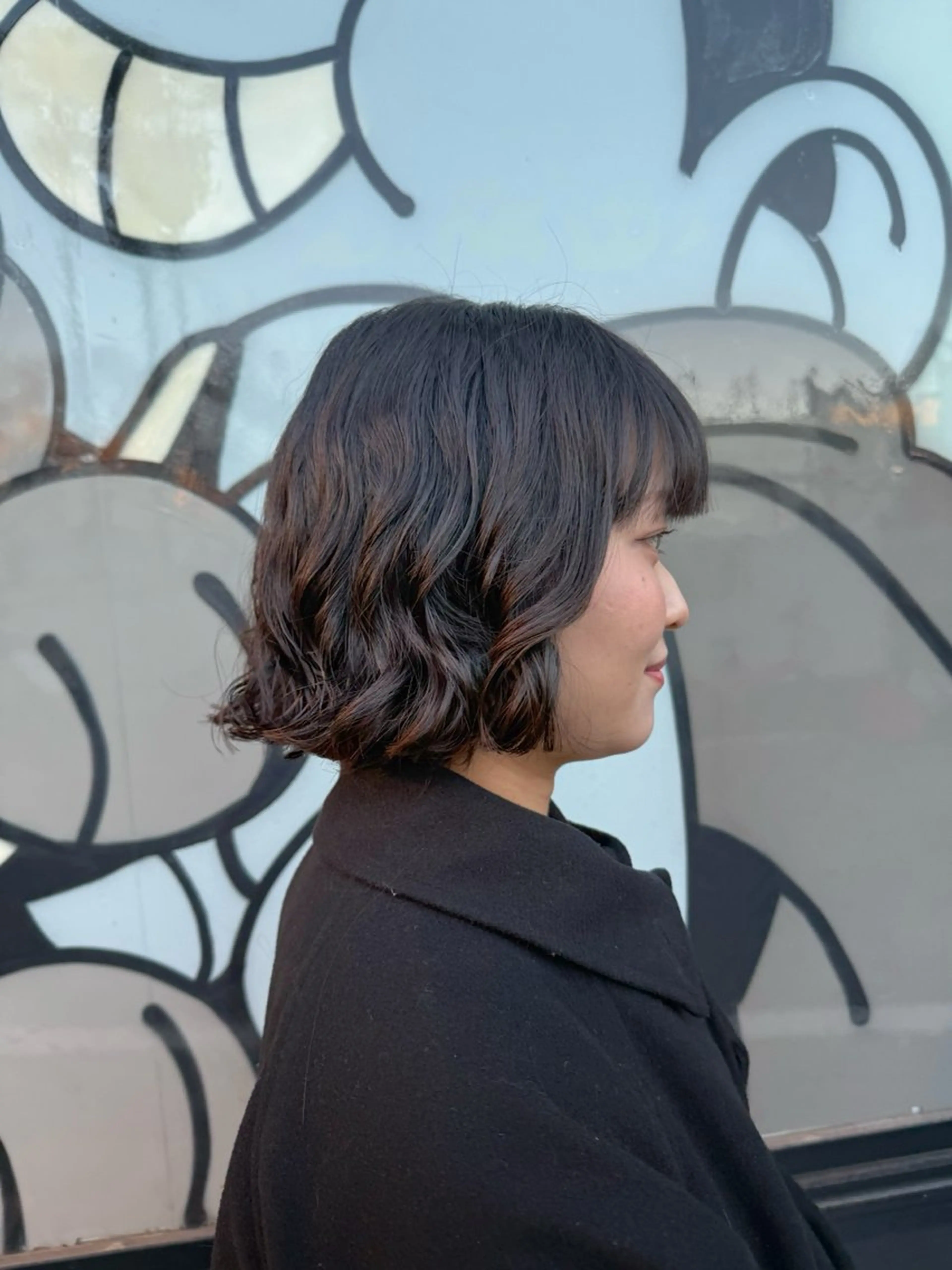 ミディアム デジタルパーマ/ ウェーブパーマ/神野のヘアスタイル