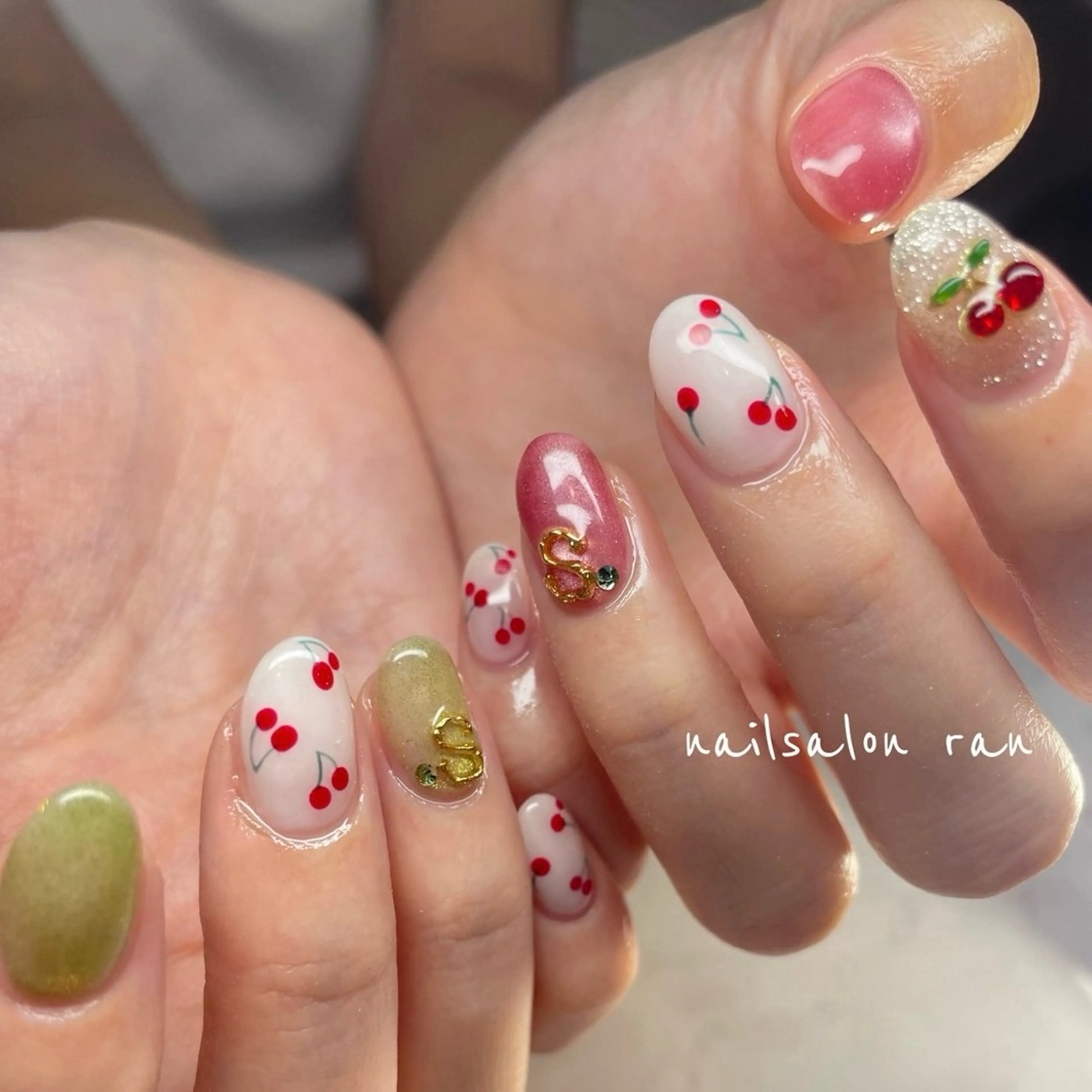 ネイル アートネイル ハンドネイル ハンドケア nailsalon ranのネイルデザイン