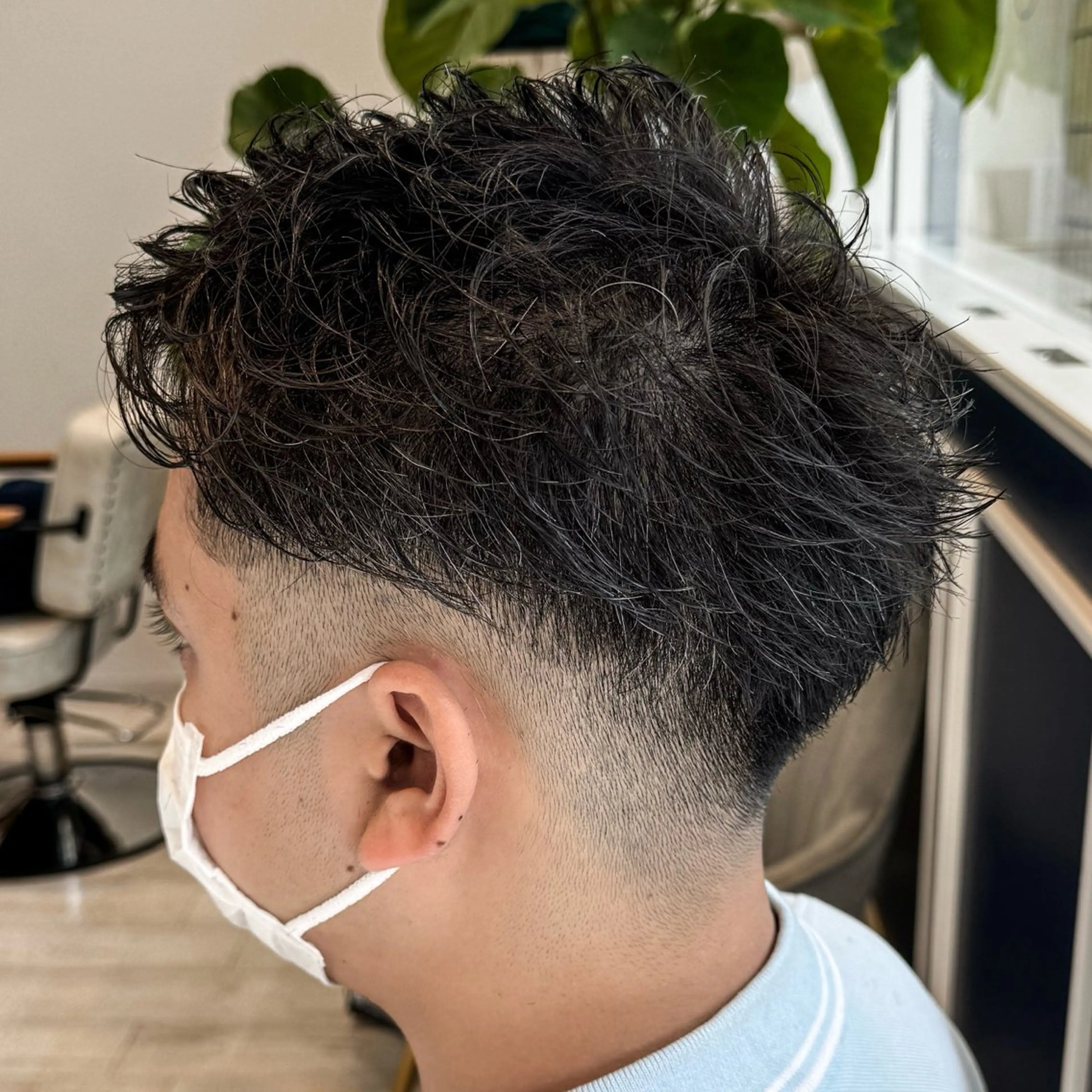 ショート メンズ フェードカット カット 吉田 新平のヘアスタイル