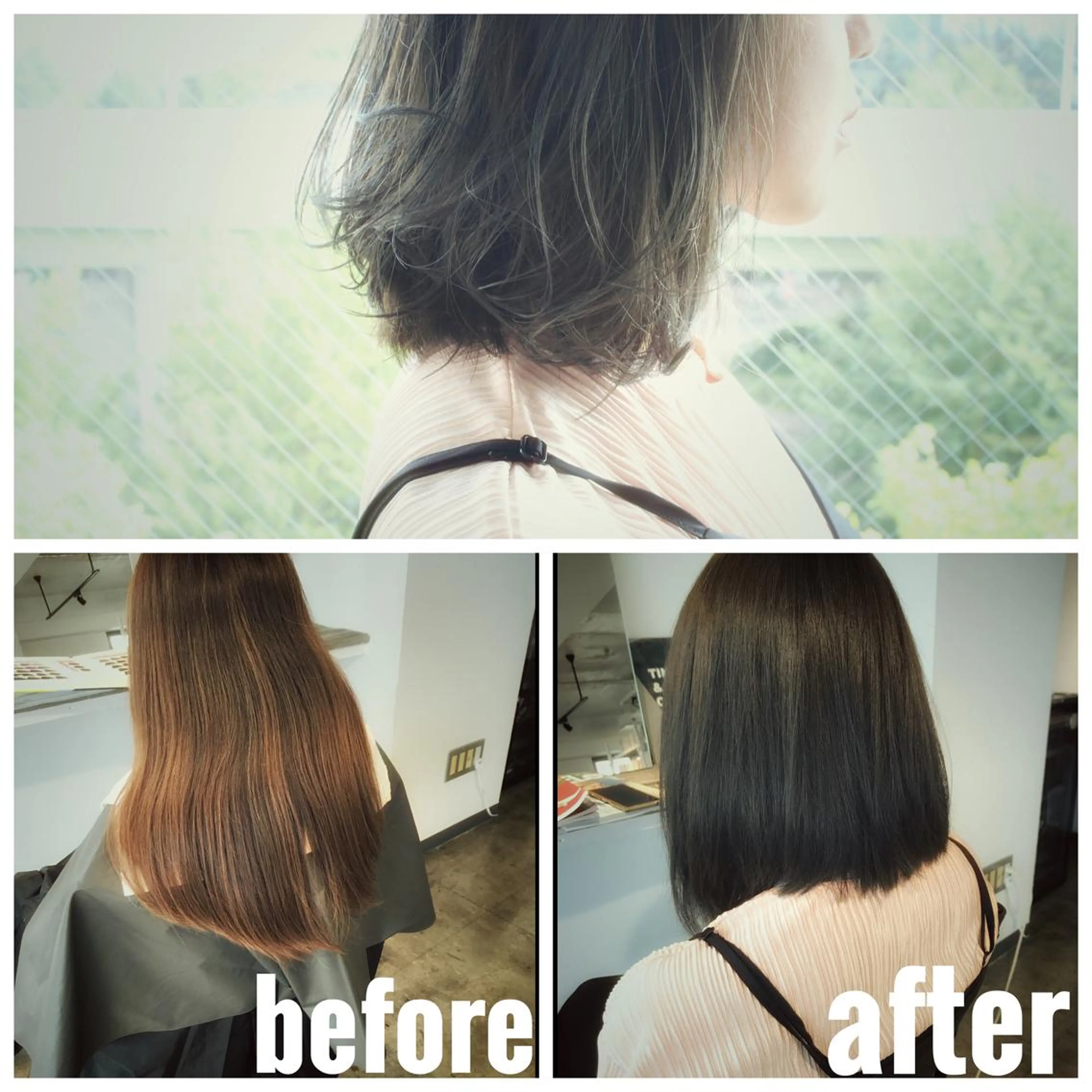 ミディアム カラー アッシュ BOB🌟ハイトーン /ブリーチ/TAKUのヘアスタイル