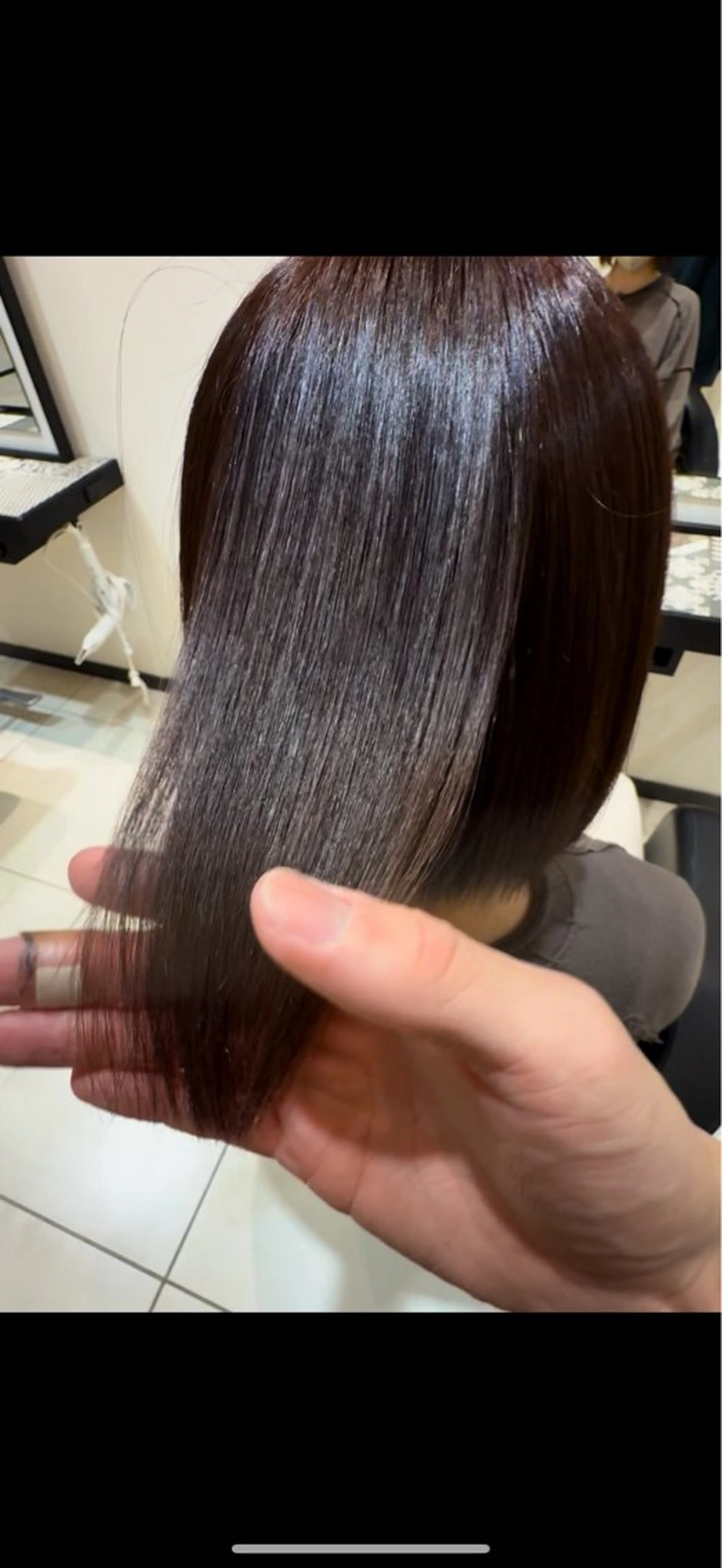 ショート 髪質改善 ヘアカラー 会田 寧生のヘアスタイル