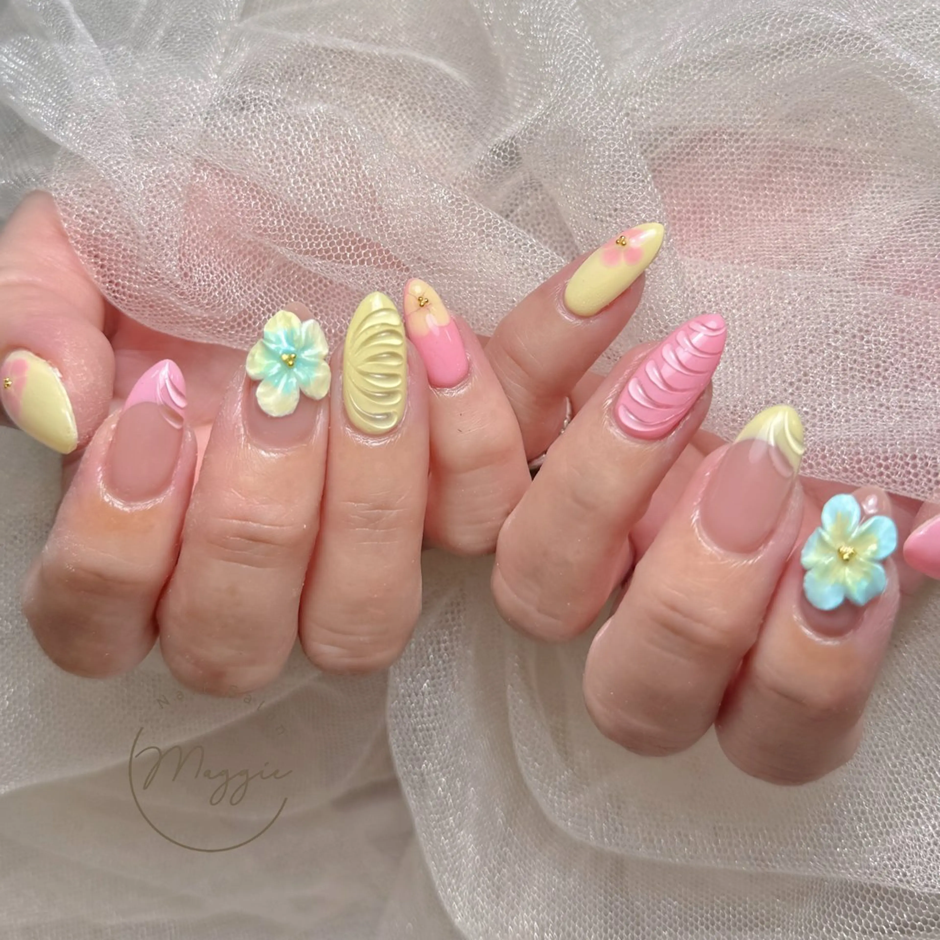 ネイル ハンドネイル Maggie Nail🦩のネイルデザイン