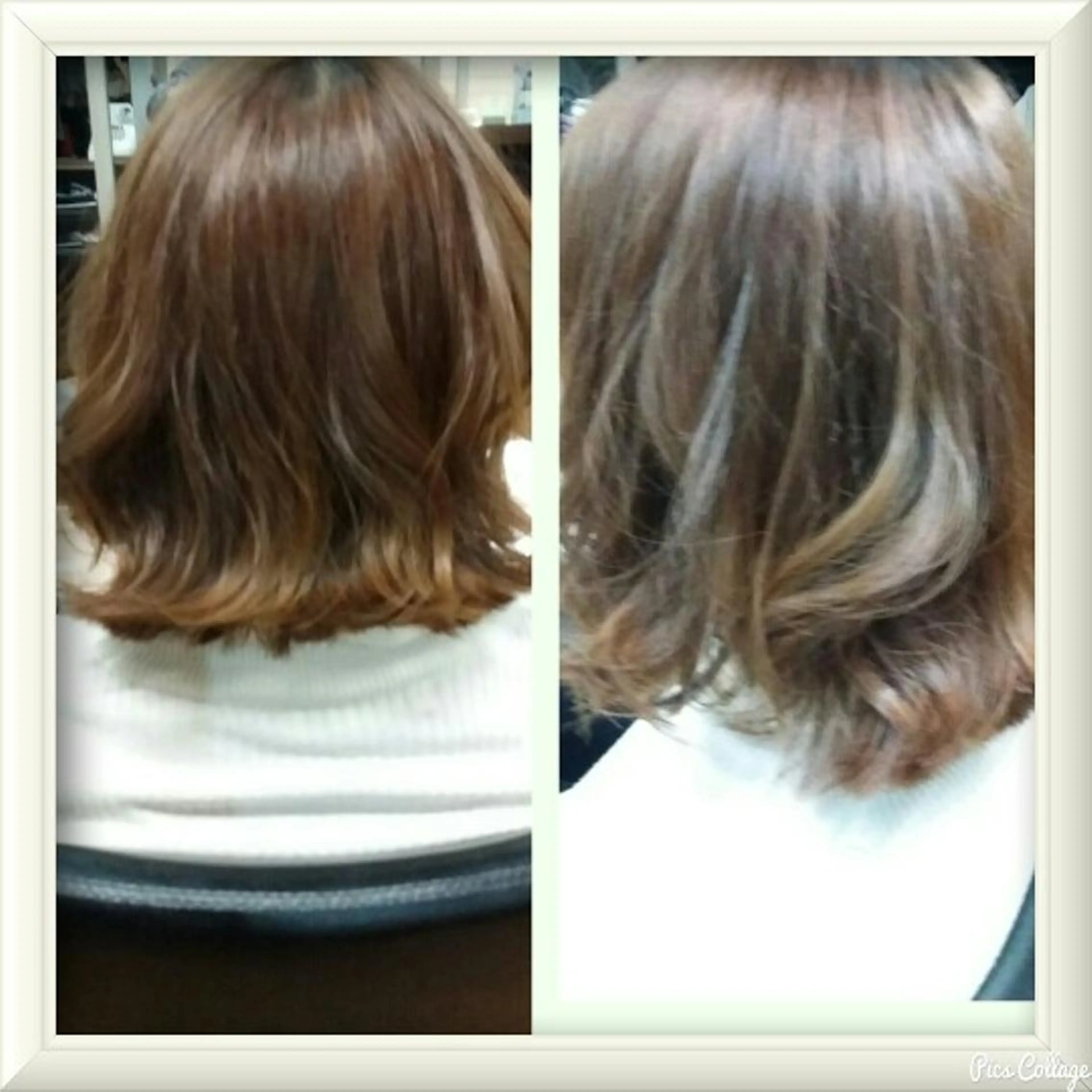 ミディアム 切りっぱなしボブ ボブ 外ハネヘア レイヤー/エクステ alpha下妻のヘアスタイル