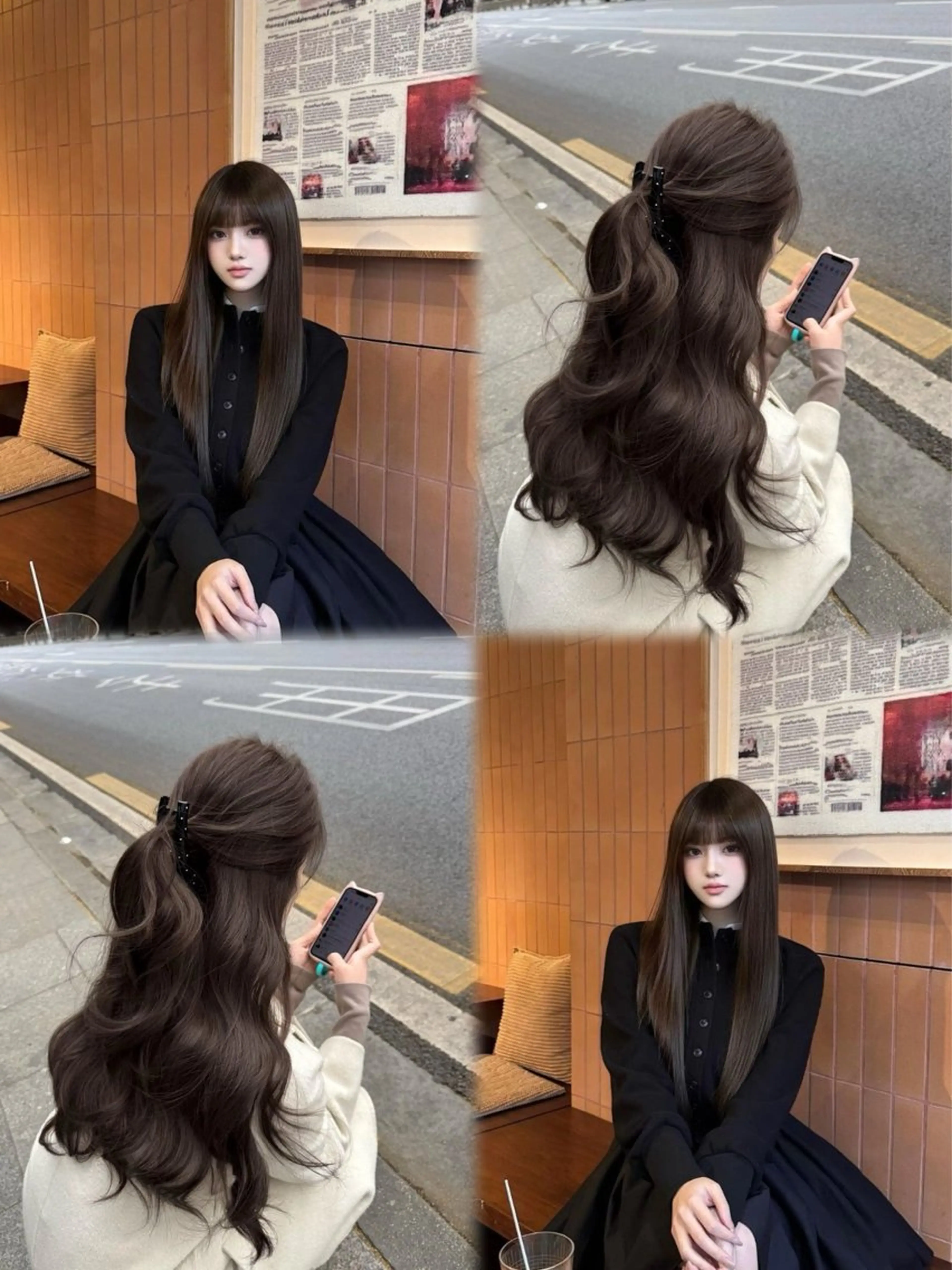 ロング カット エクステ エクステの妖精 KURUMIのヘアスタイル