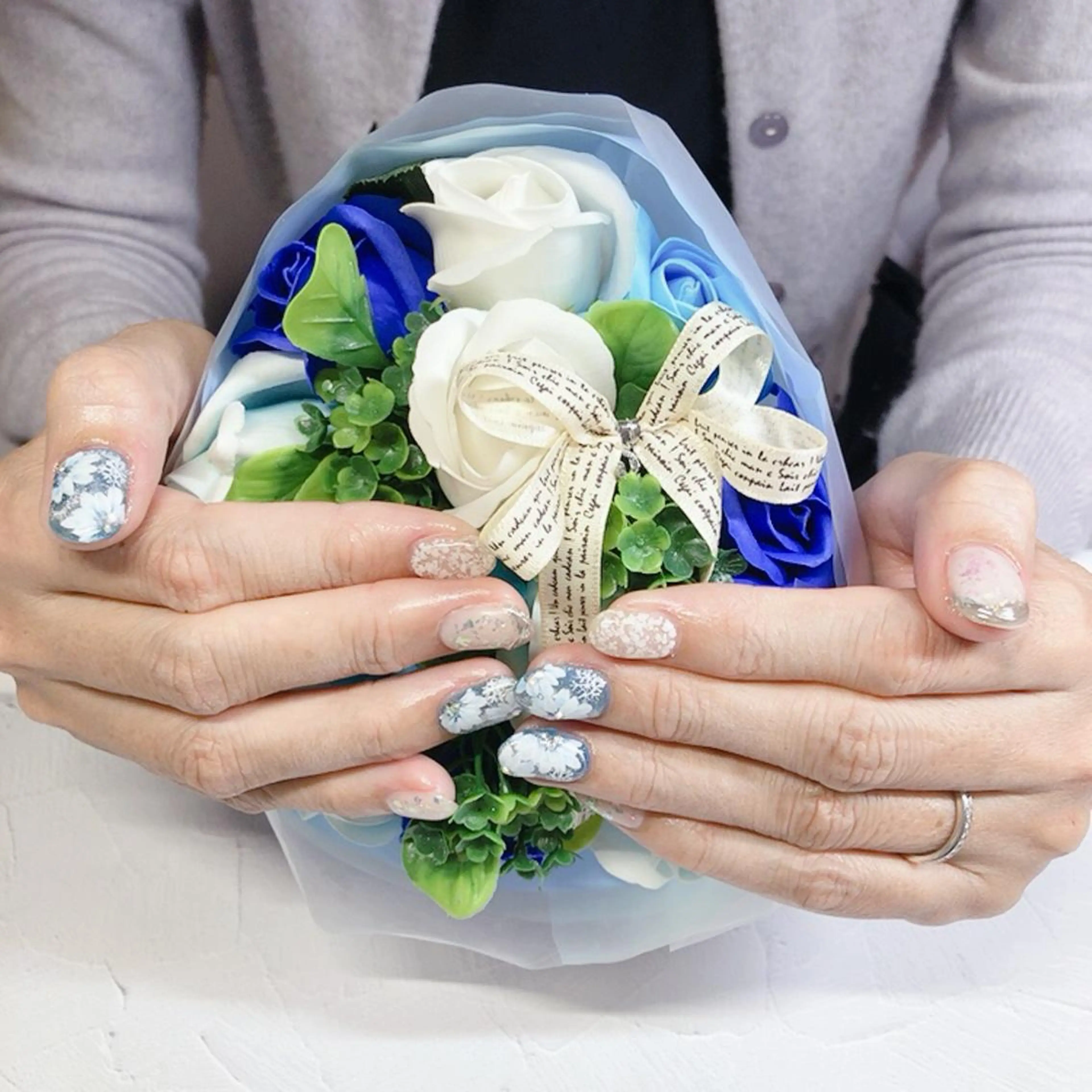 ネイル フラワーネイル 奥園 良恵のネイルデザイン