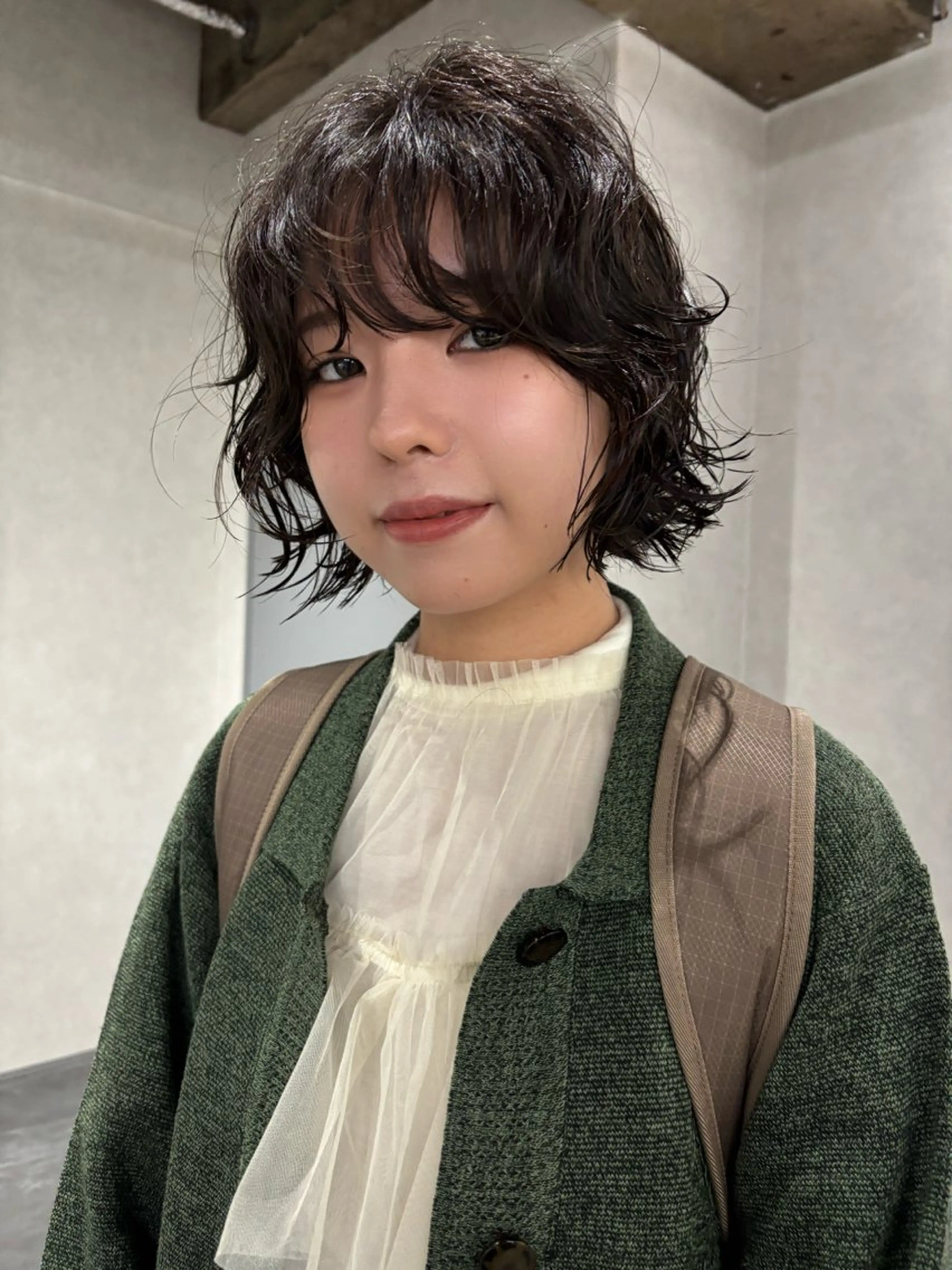 カット+パーマ【補足説明を確認してからのご予約をお願い致します】の写真