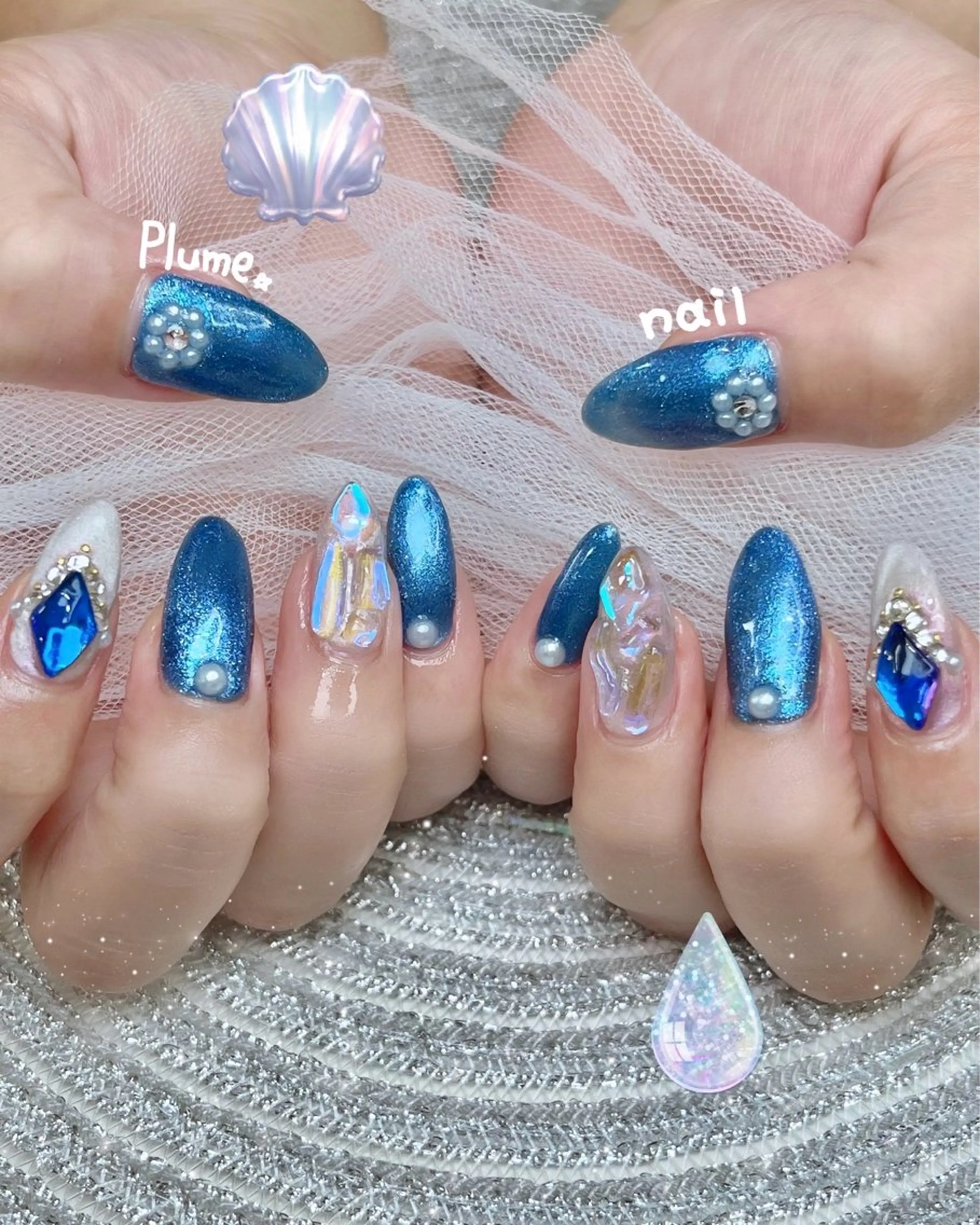 ネイル ハンドネイル plume nail ☆韓国ネイルのネイルデザイン