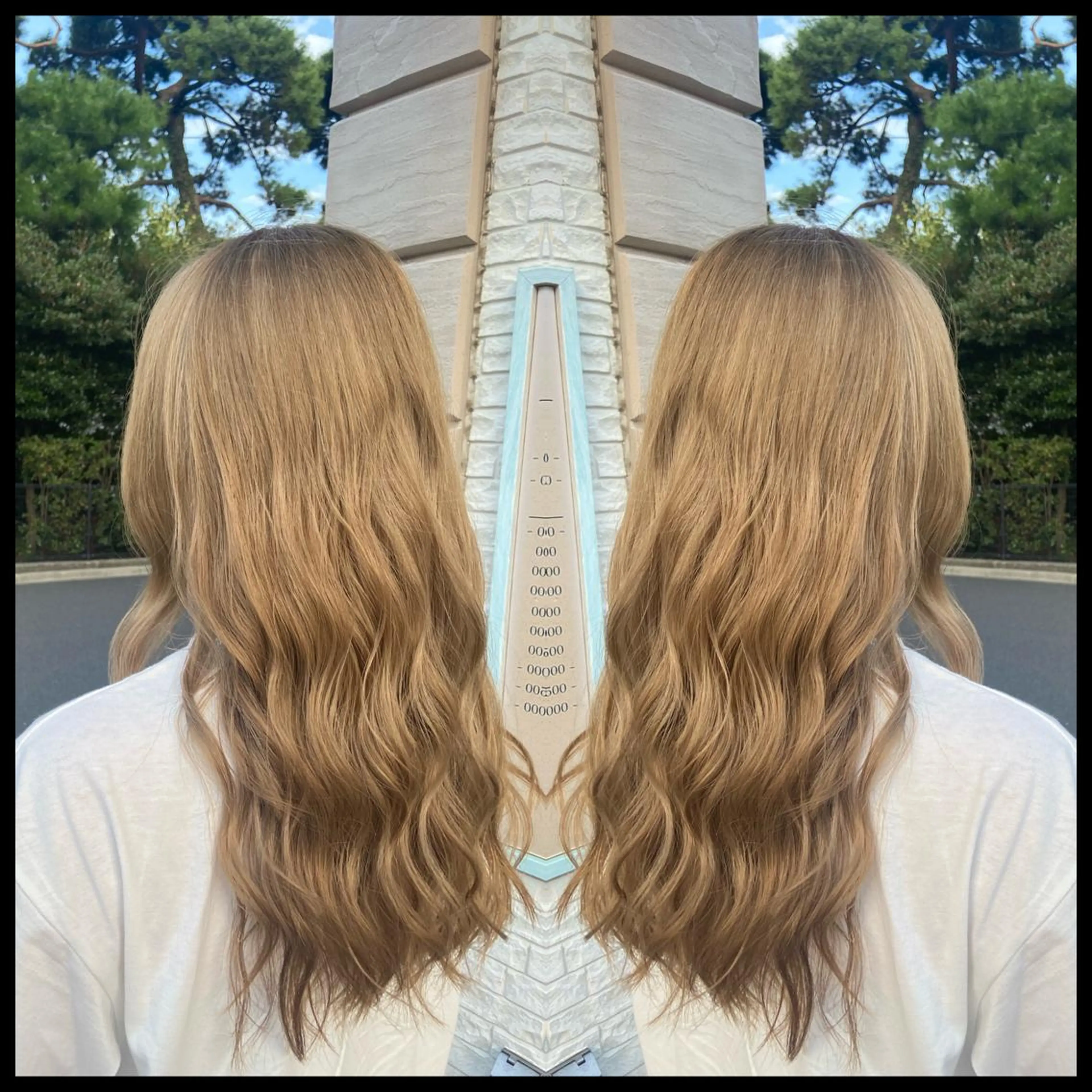 ロング カラー 🪼高評価🪼 💎柴崎の藤咲💎のヘアスタイル