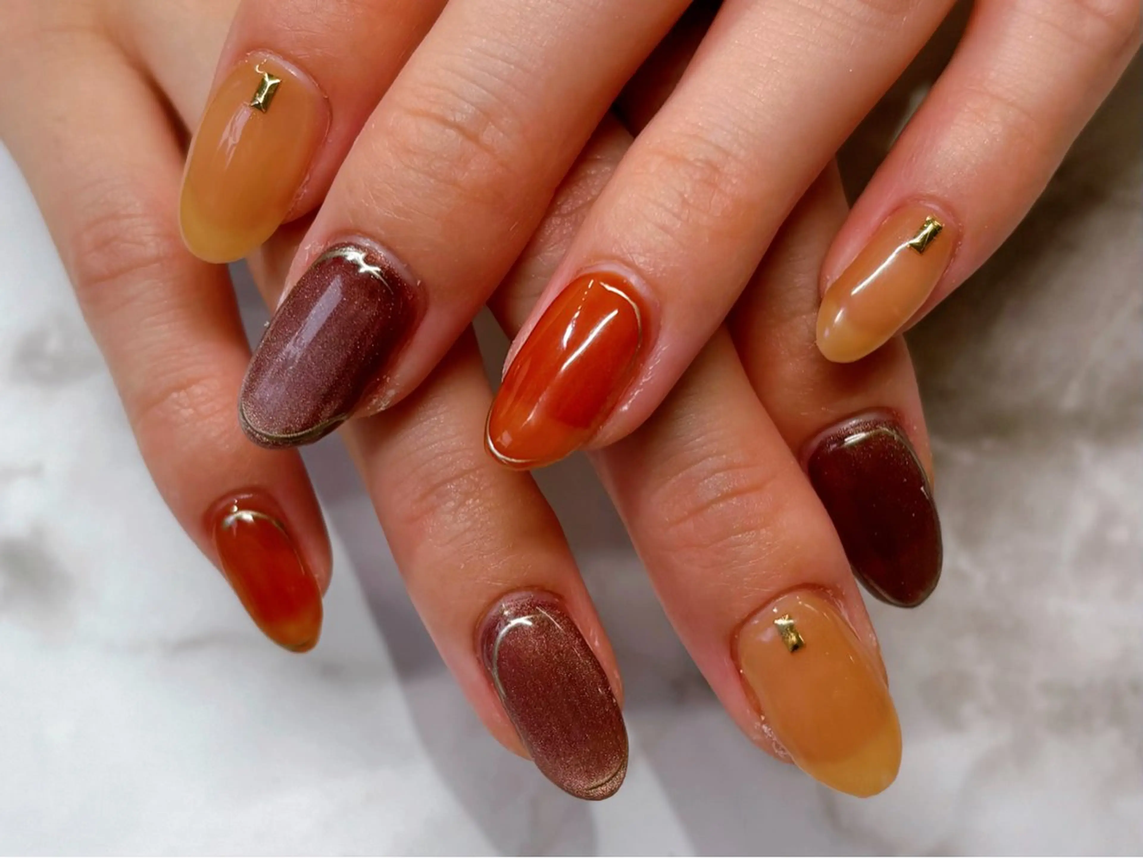 ネイル ハンドネイル Lani🌈Nail Konatsuのネイルデザイン