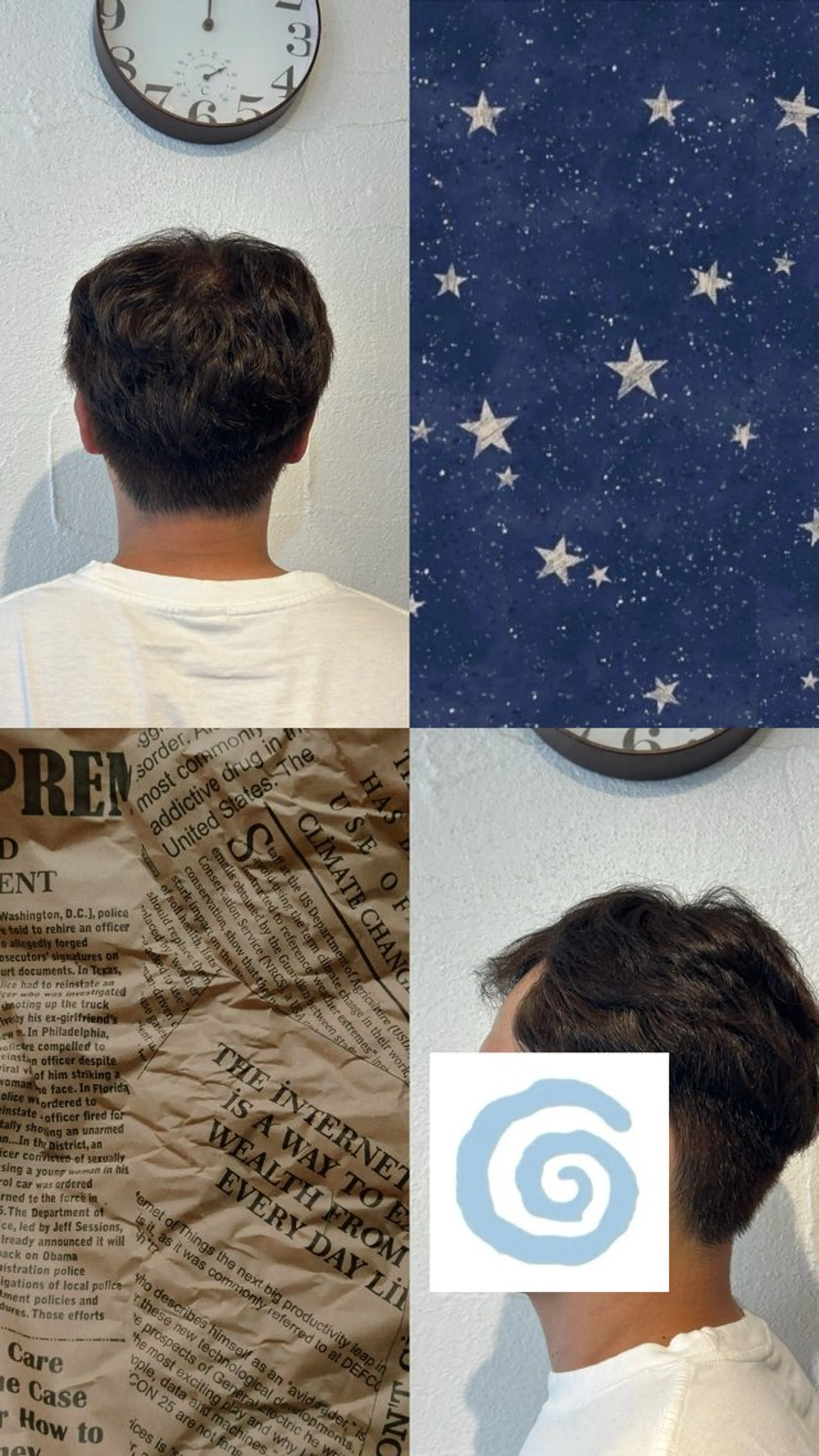 ショート カラー メンズ 半澤 亜実🪐/縮毛矯正のヘアスタイル