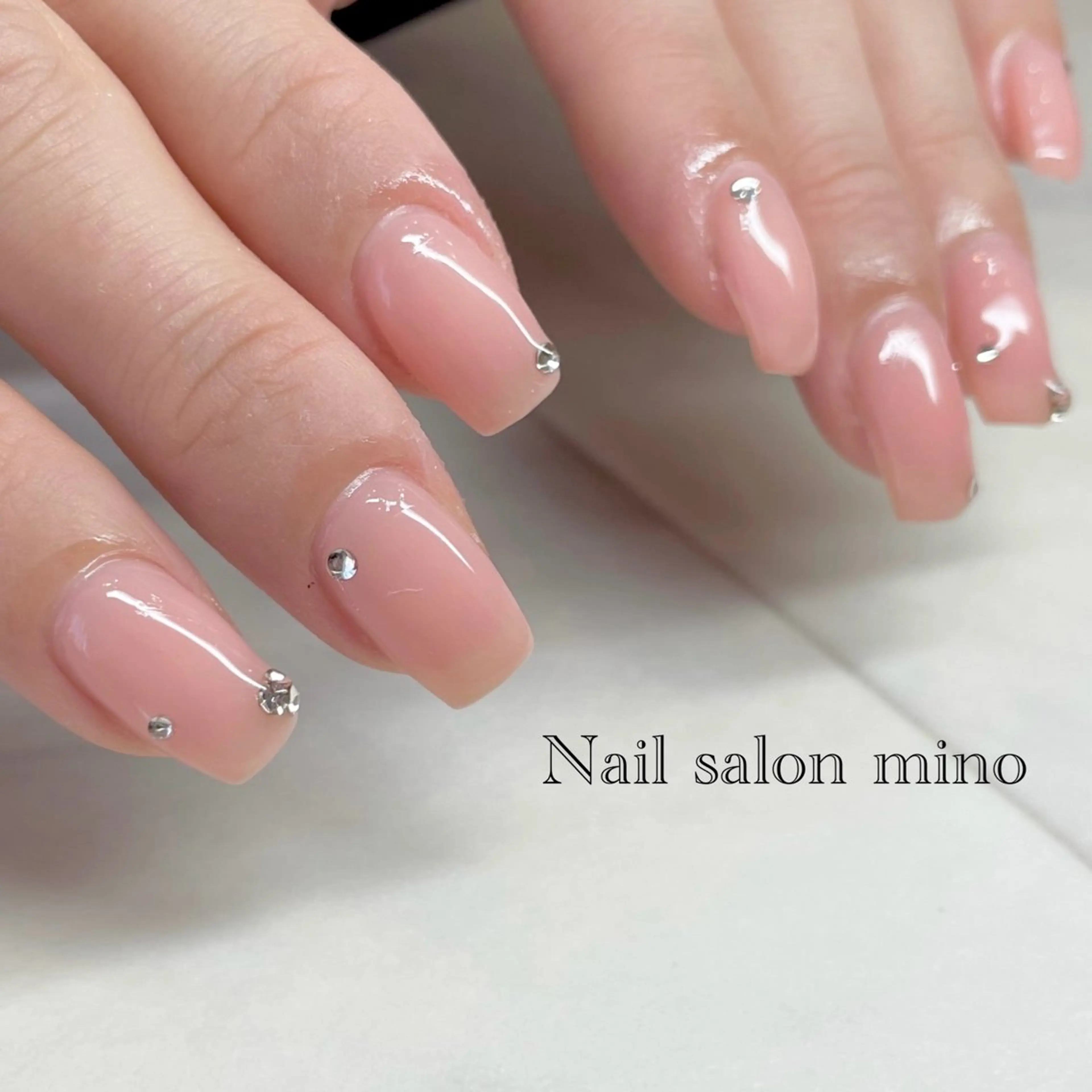 ネイル スカルプネイル 三野　nail salon minoのネイルデザイン