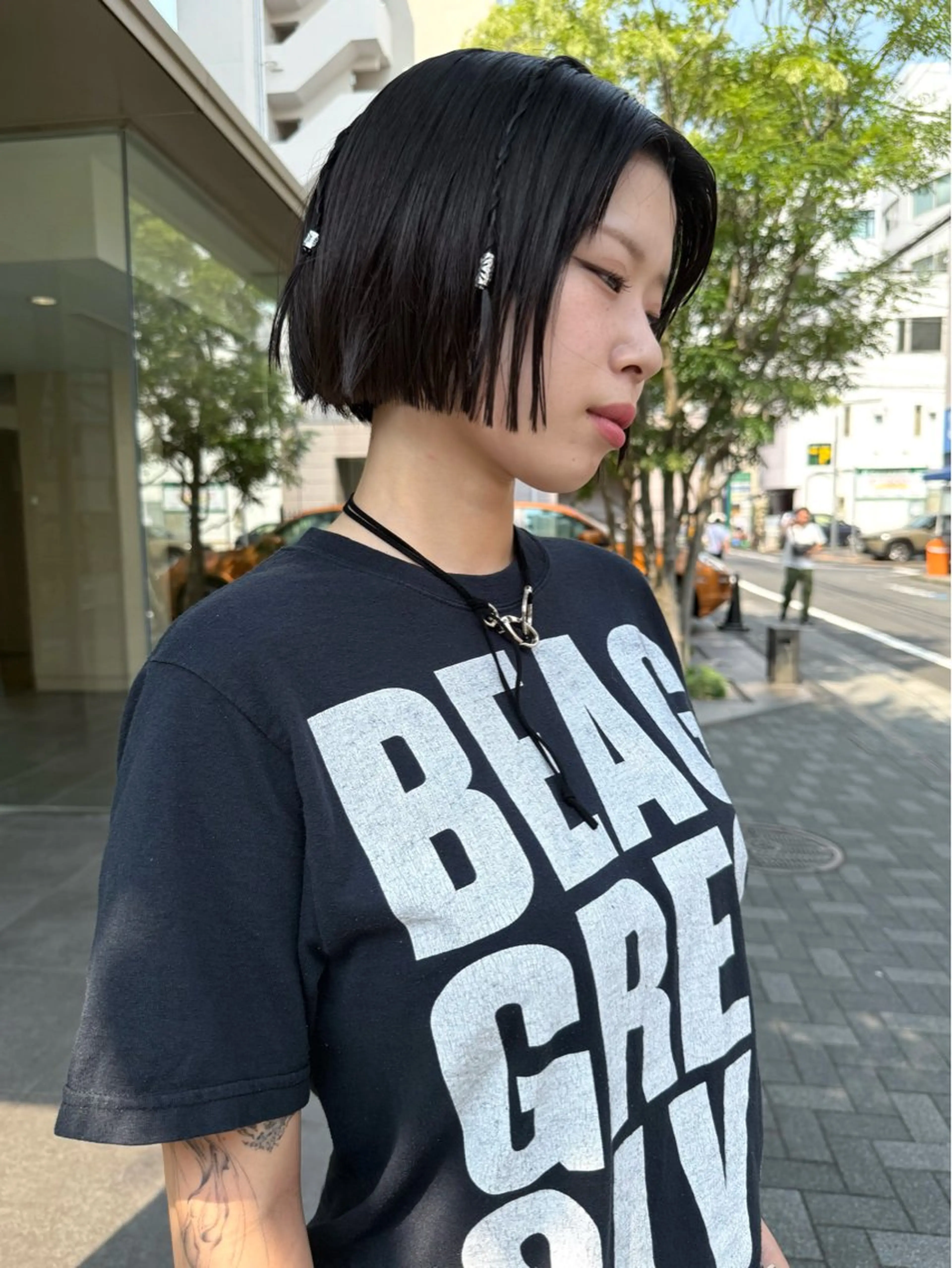 ショート レイヤー/ボブ/ パーマ/Rikuのヘアスタイル