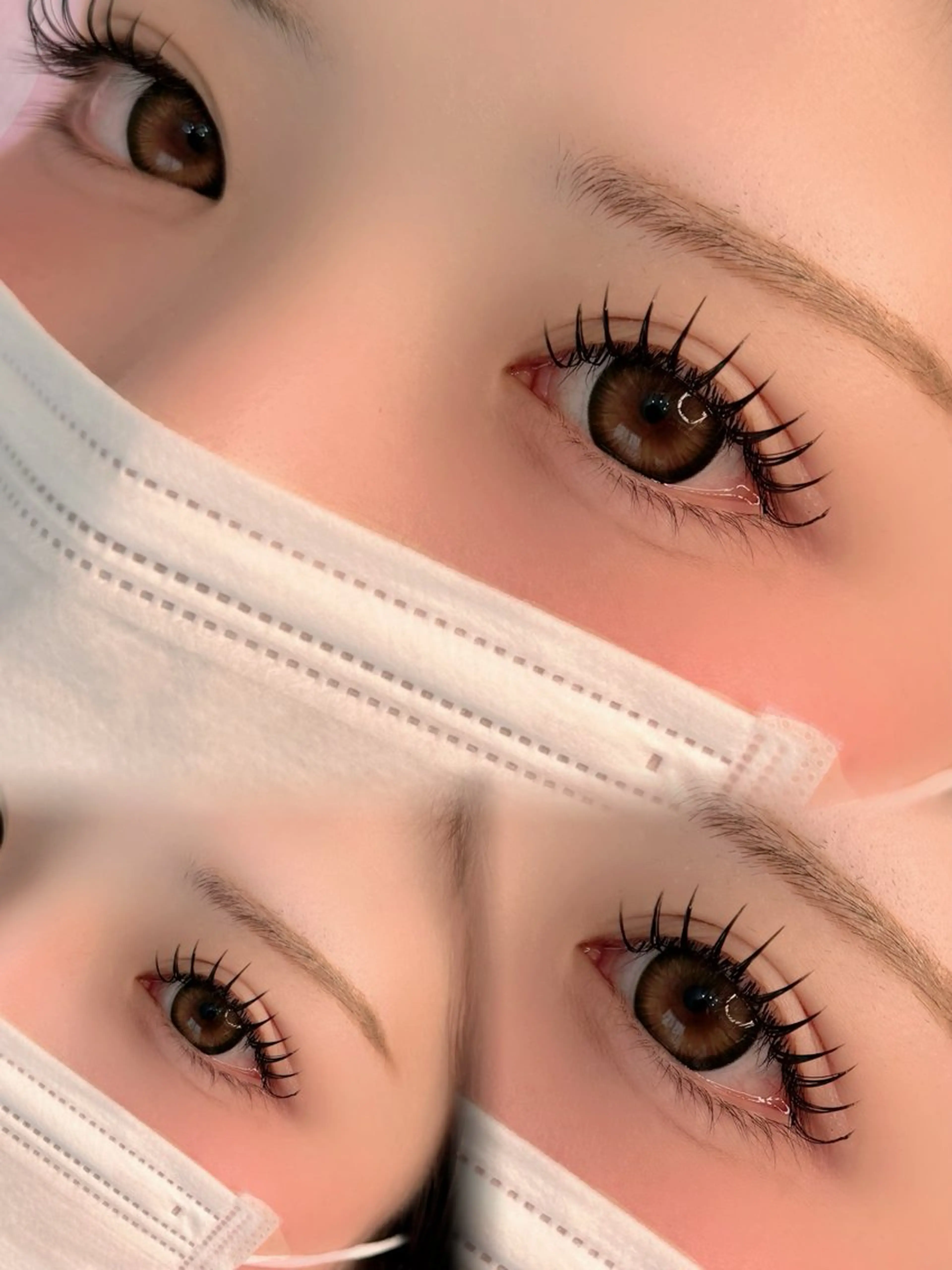 マツエク・マツパ マツエク 【那覇/束感まつ毛 /LED】ｷｬﾒﾙのマツエク・マツパデザイン