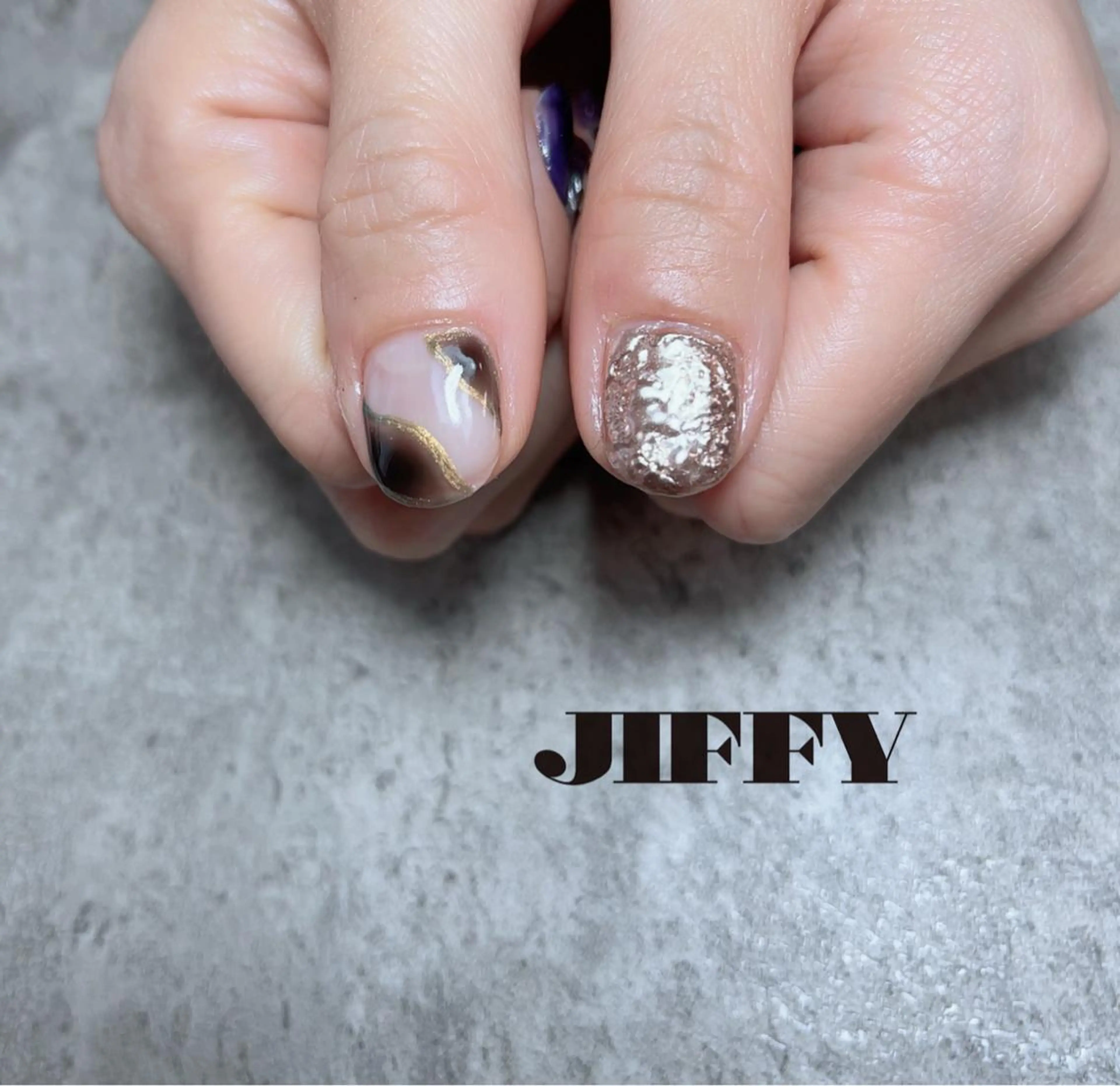 ネイル ニュアンスネイル JIFFY nailstudioのネイルデザイン
