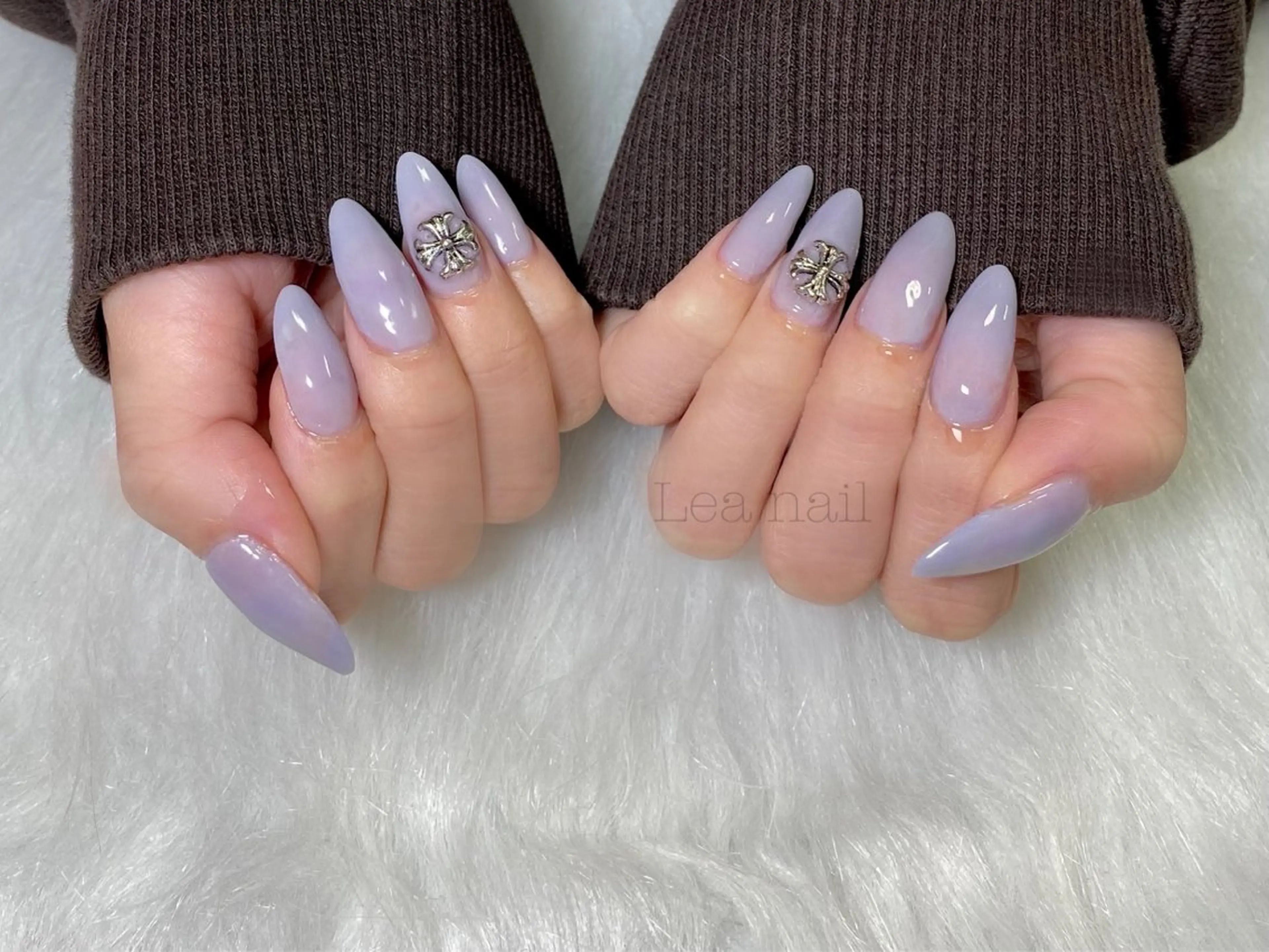 ネイル ワンカラーネイル スカルプネイル Lea nailのネイルデザイン