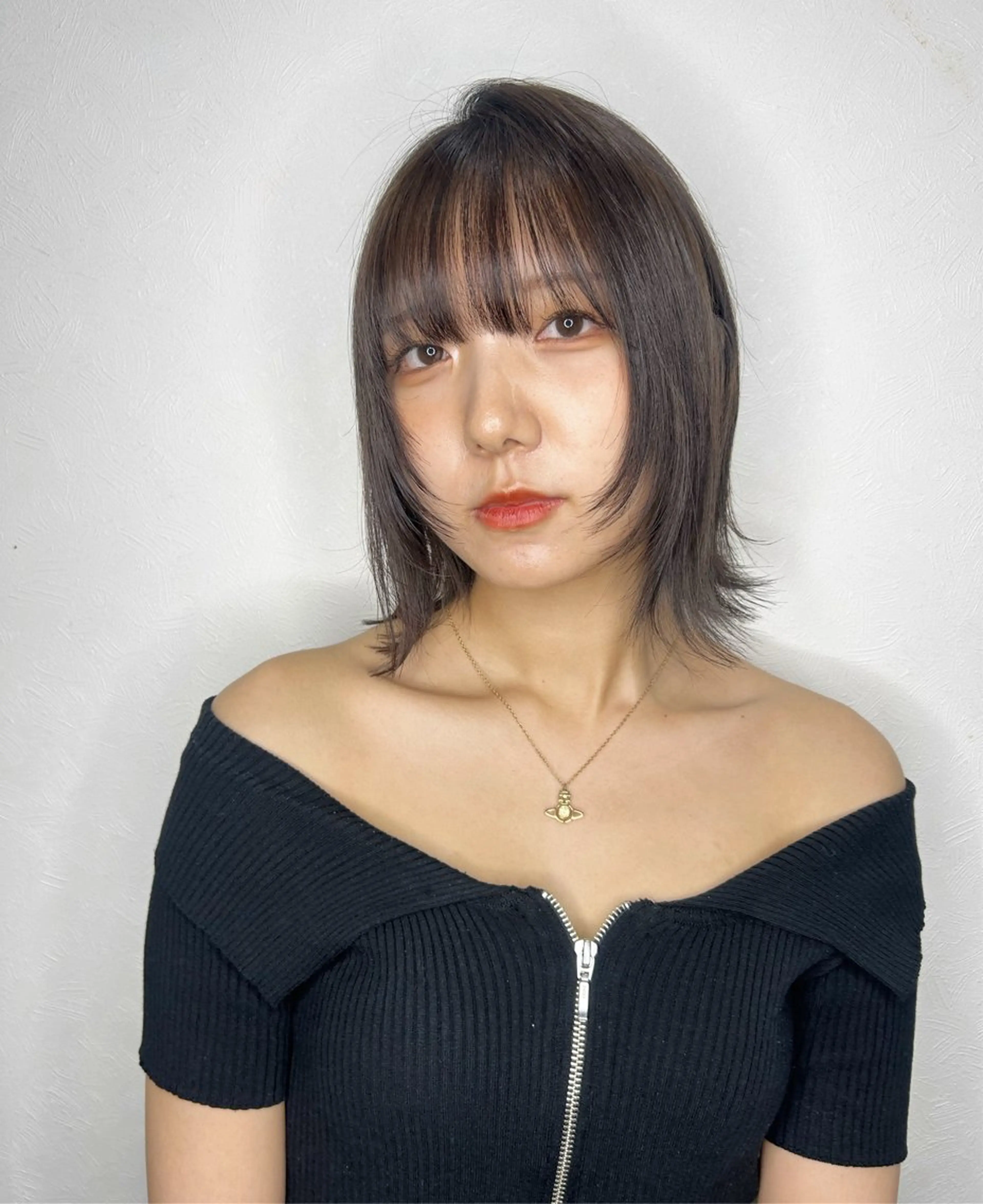 ミディアム 剣持友希/ifh iizuka/高崎のヘアスタイル