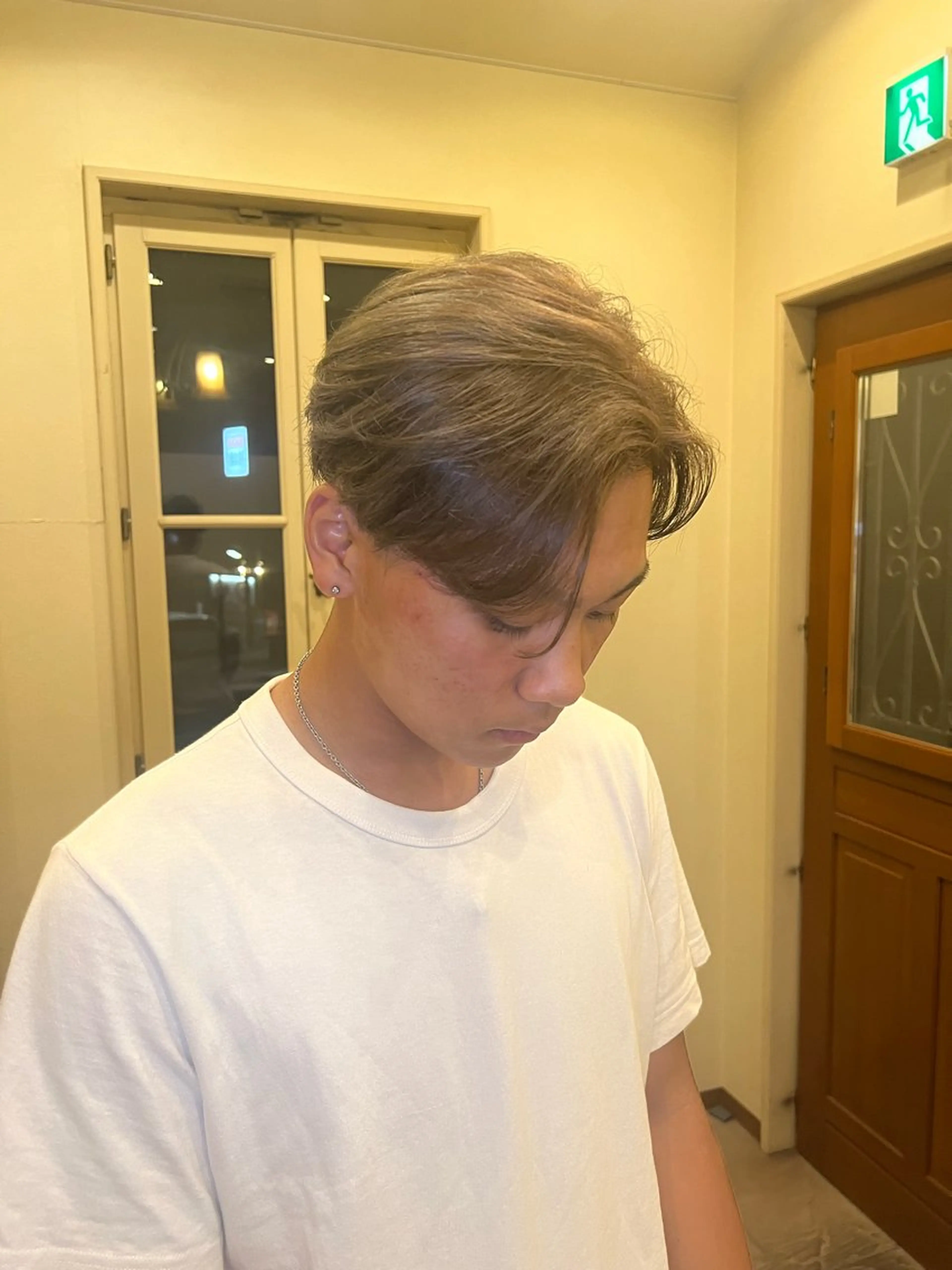 カラー メンズ メンズブリーチ ブリーチ 透明感カラー 🌟横田 千波🌟のヘアスタイル