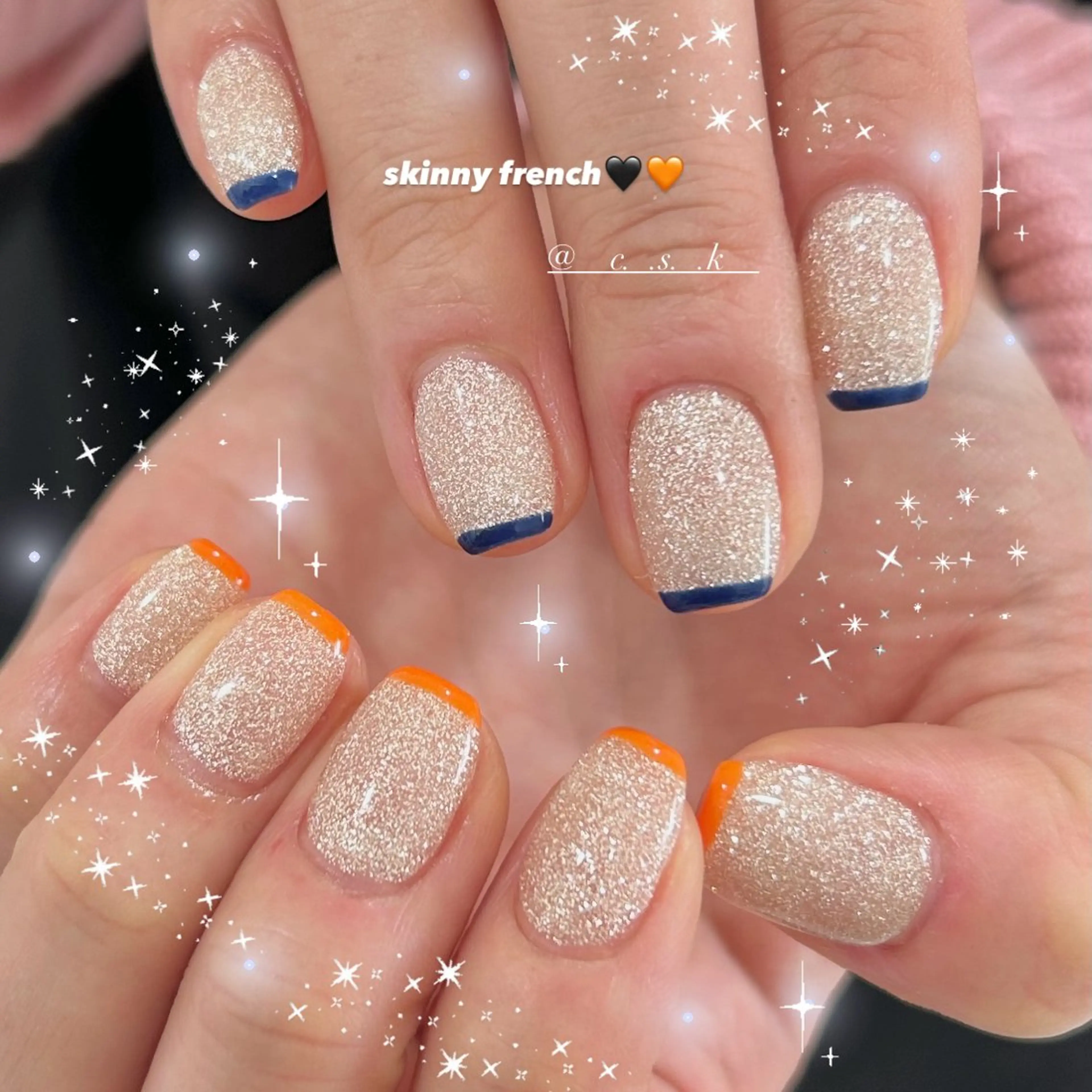 ネイル フレンチネイル ハンドネイル 🎀チーク/ちゅるん 🫧chisa🎀のネイルデザイン