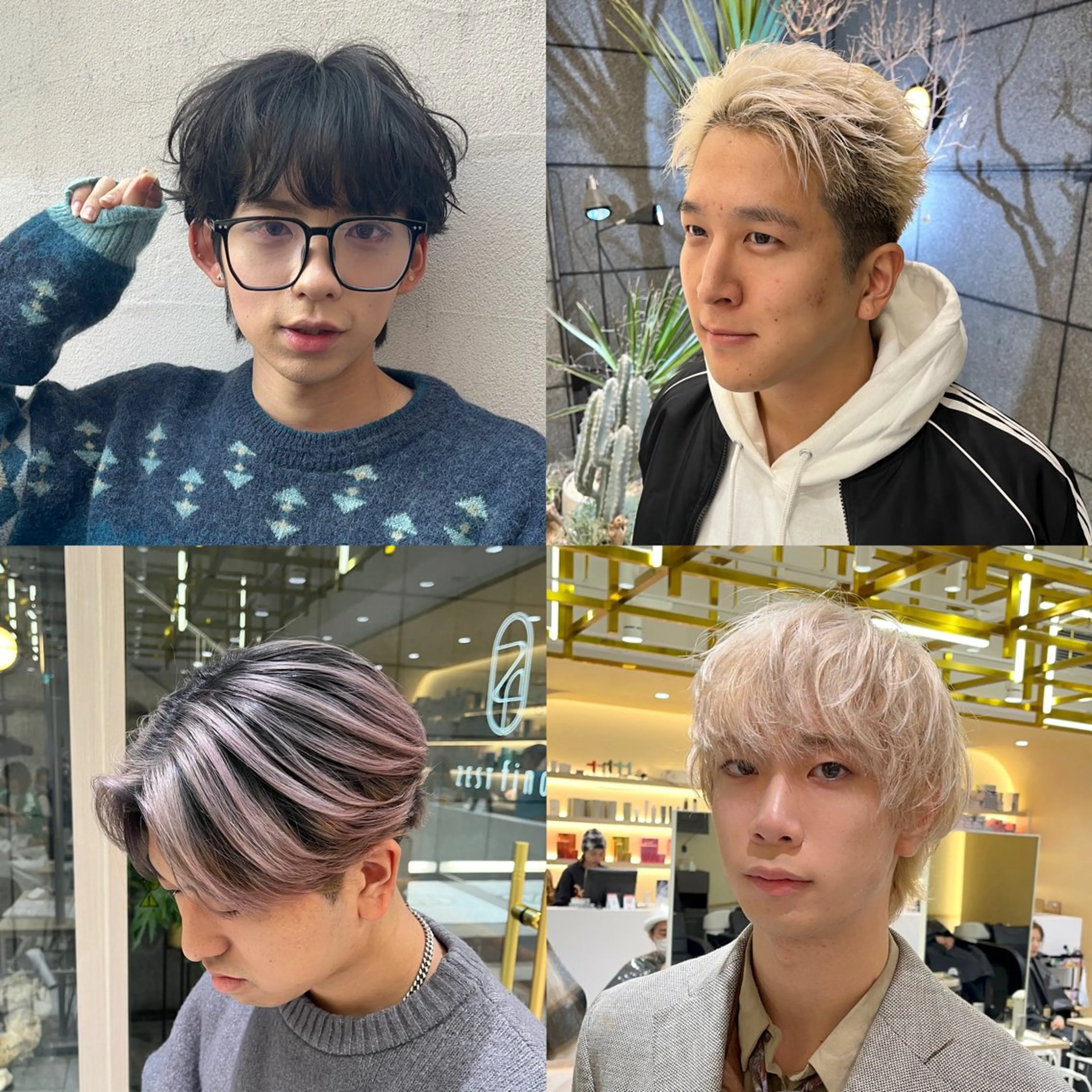 ミディアム カラー ミディアムパーマ バレイヤージュ ハイライトカラー ハイライト レイヤーカット カット ヘアカラー パーマ 🥇メンズパーマ /縮毛矯正/木村神心のヘアスタイル