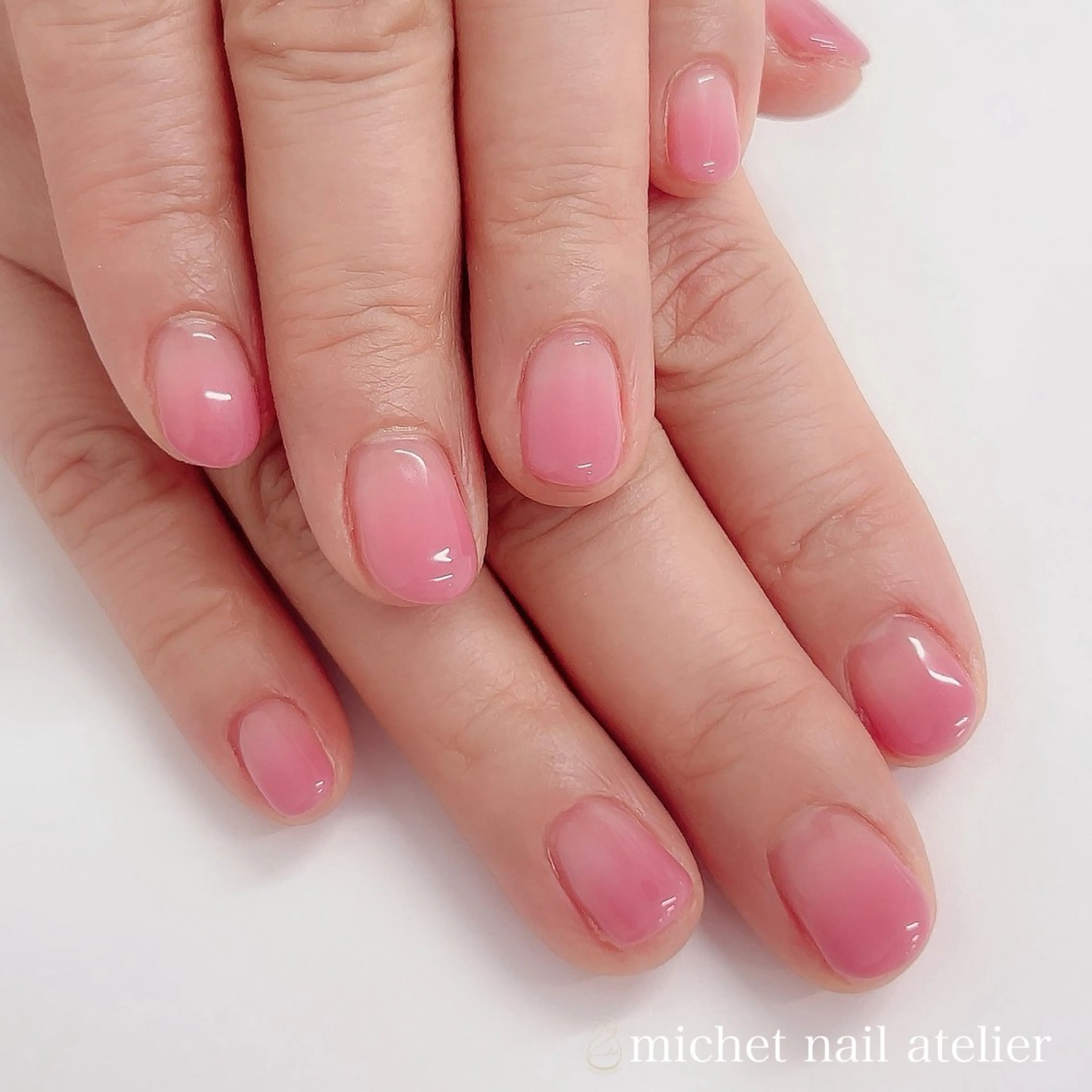 ネイル 桜ネイル ジェルネイル グラデーション シンプルネイル 春ネイル ハンドネイル h. rikaのネイルデザイン