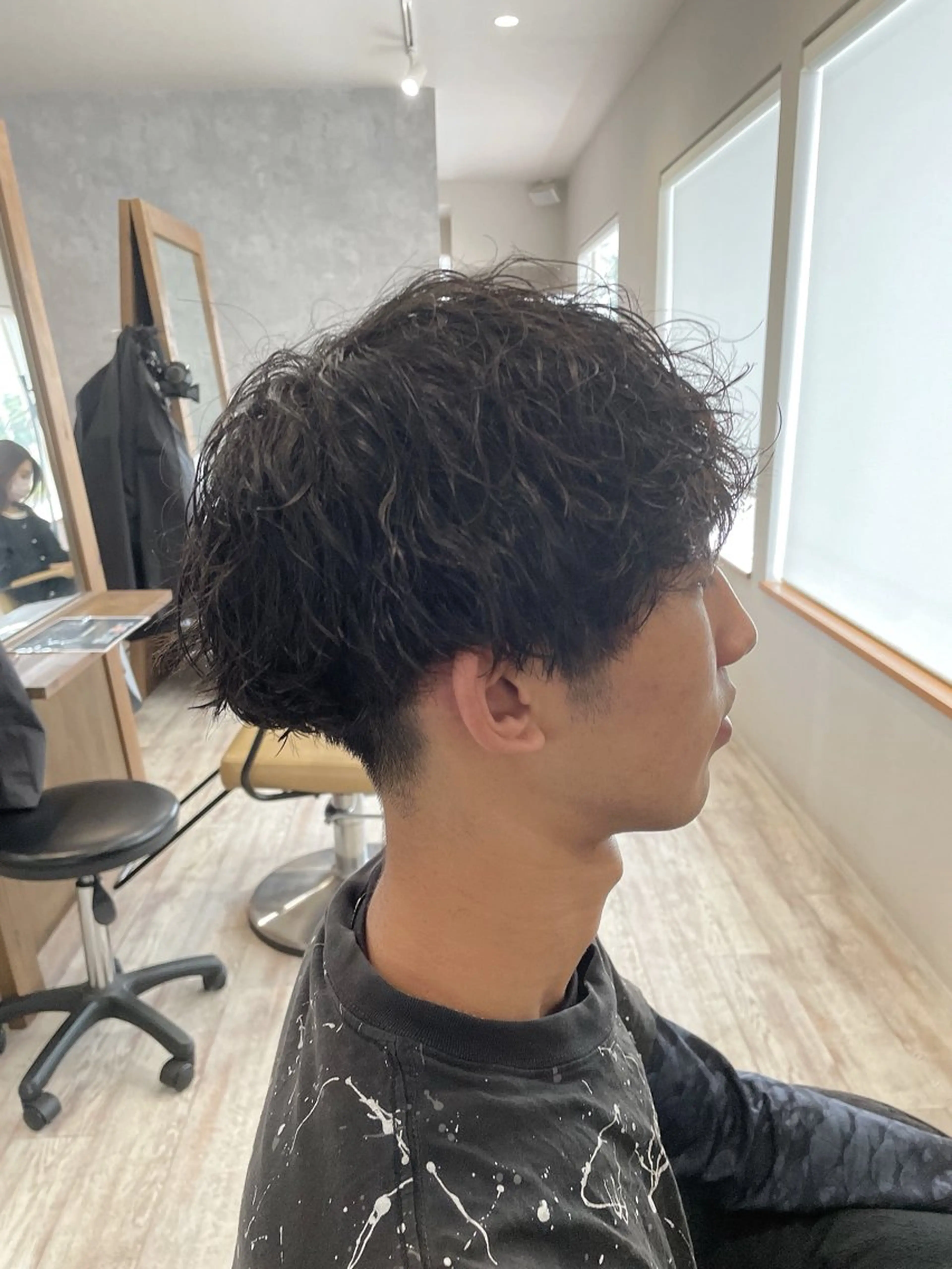 パーマ メンズ 🫧透明感カラー🫧 加茂丈登のヘアスタイル