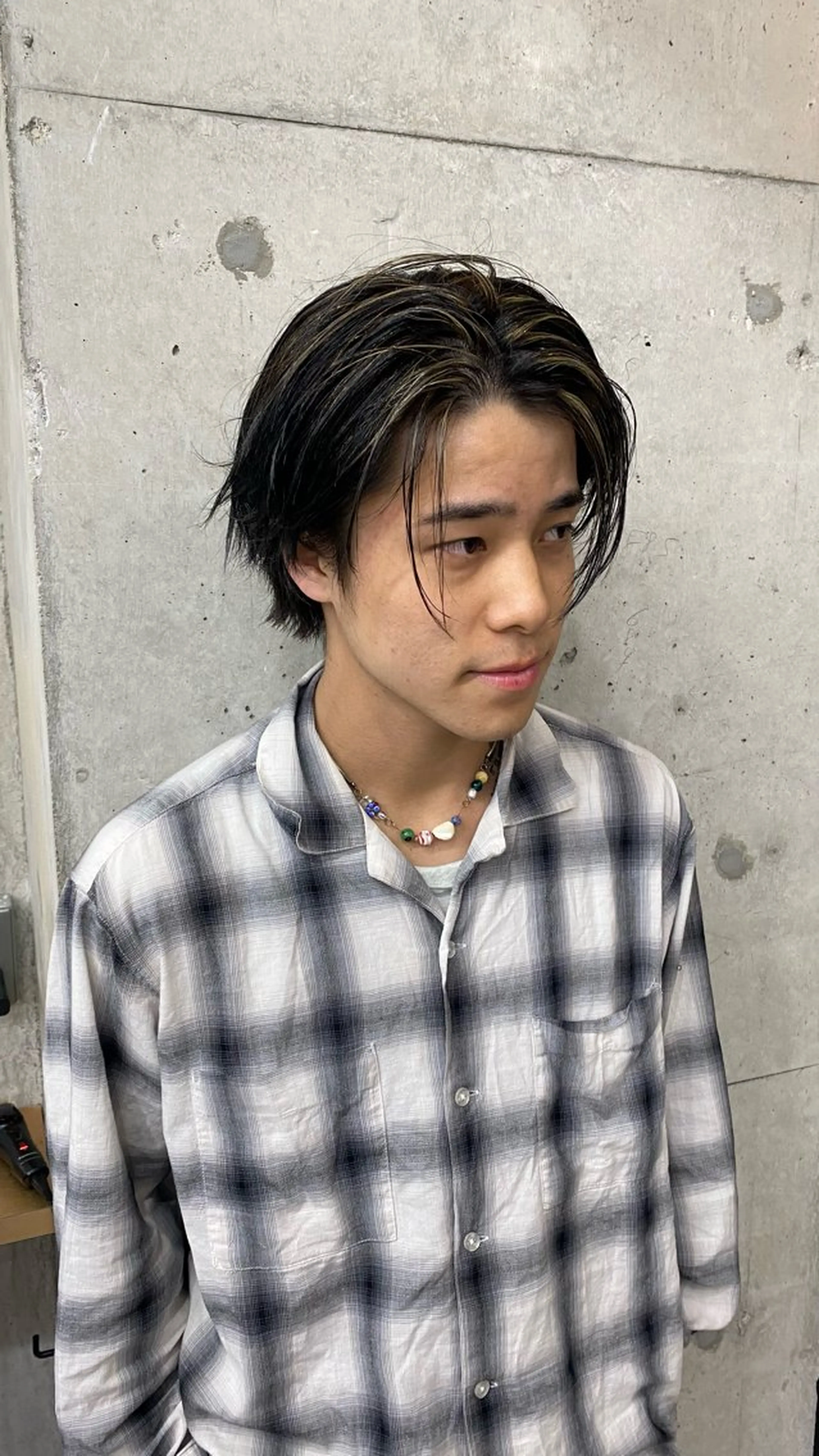 【デザインカラー】 ハイライト＋メンズカット＋Aujuaケアマスクの写真