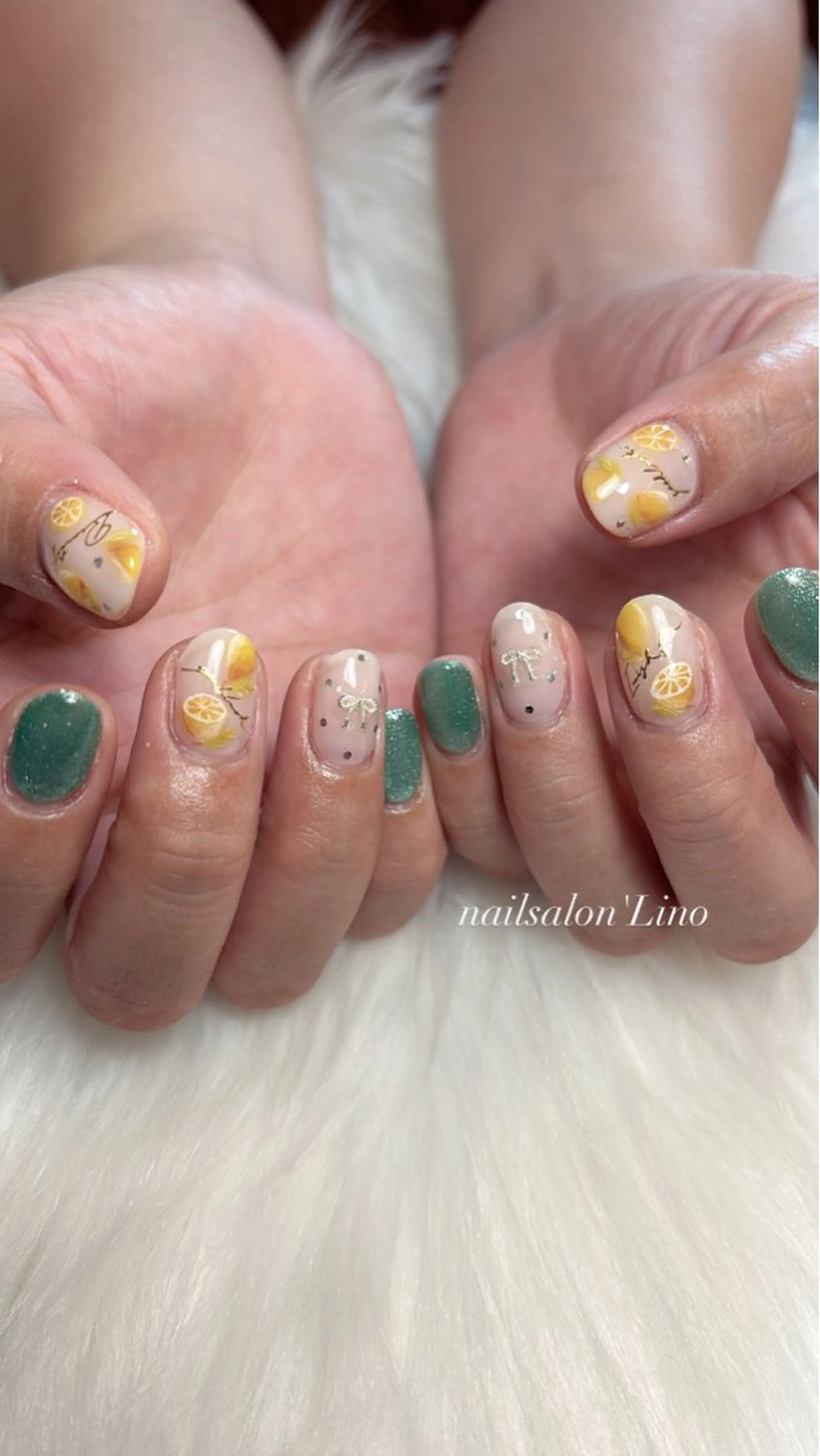 ネイル アートネイル ハンドネイル Lino𓂃⟡.· Chizuruのネイルデザイン