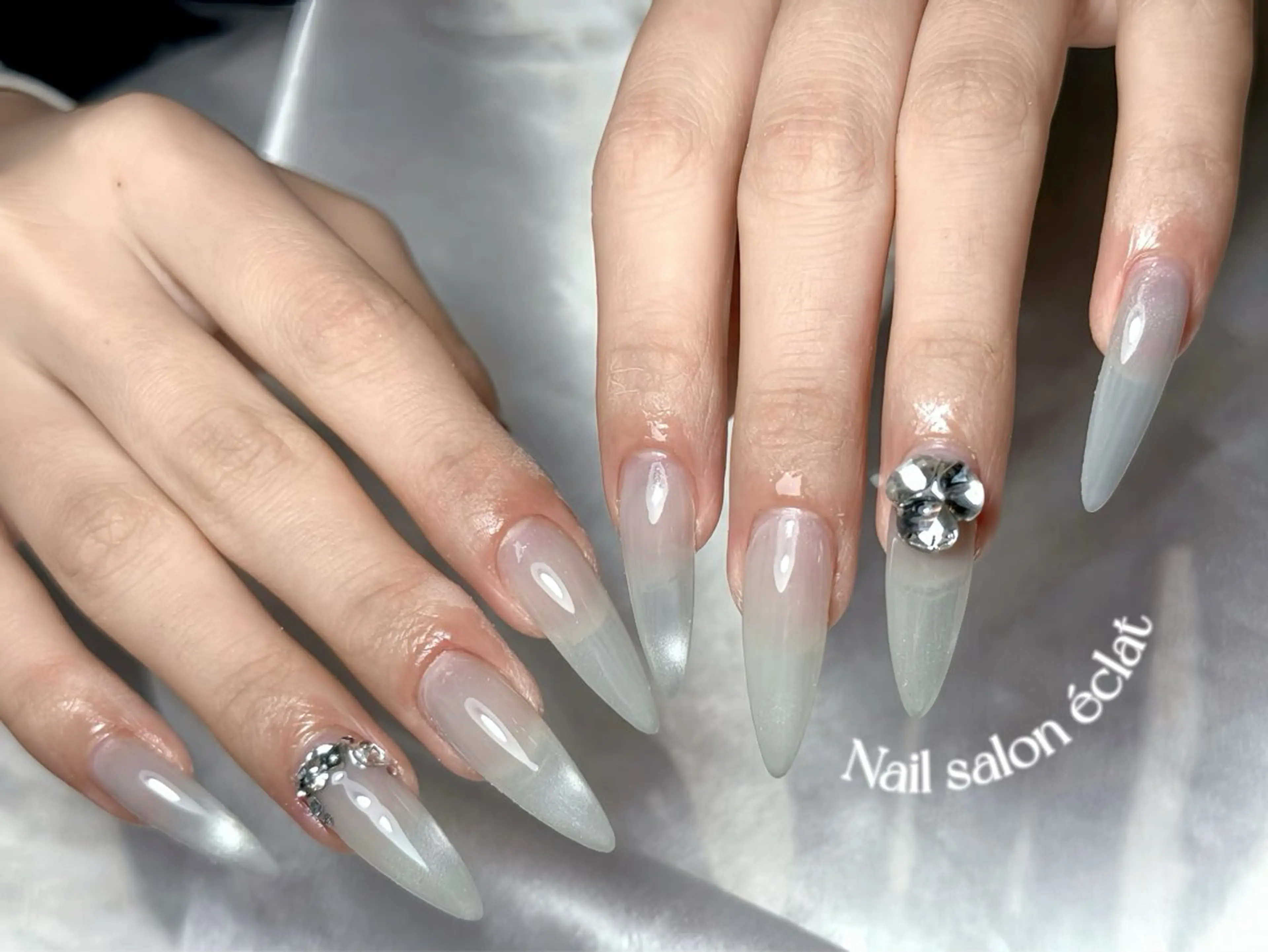 【平日限定】オフなし♢﻿チップ長さだし10本★マグネットネイルの写真