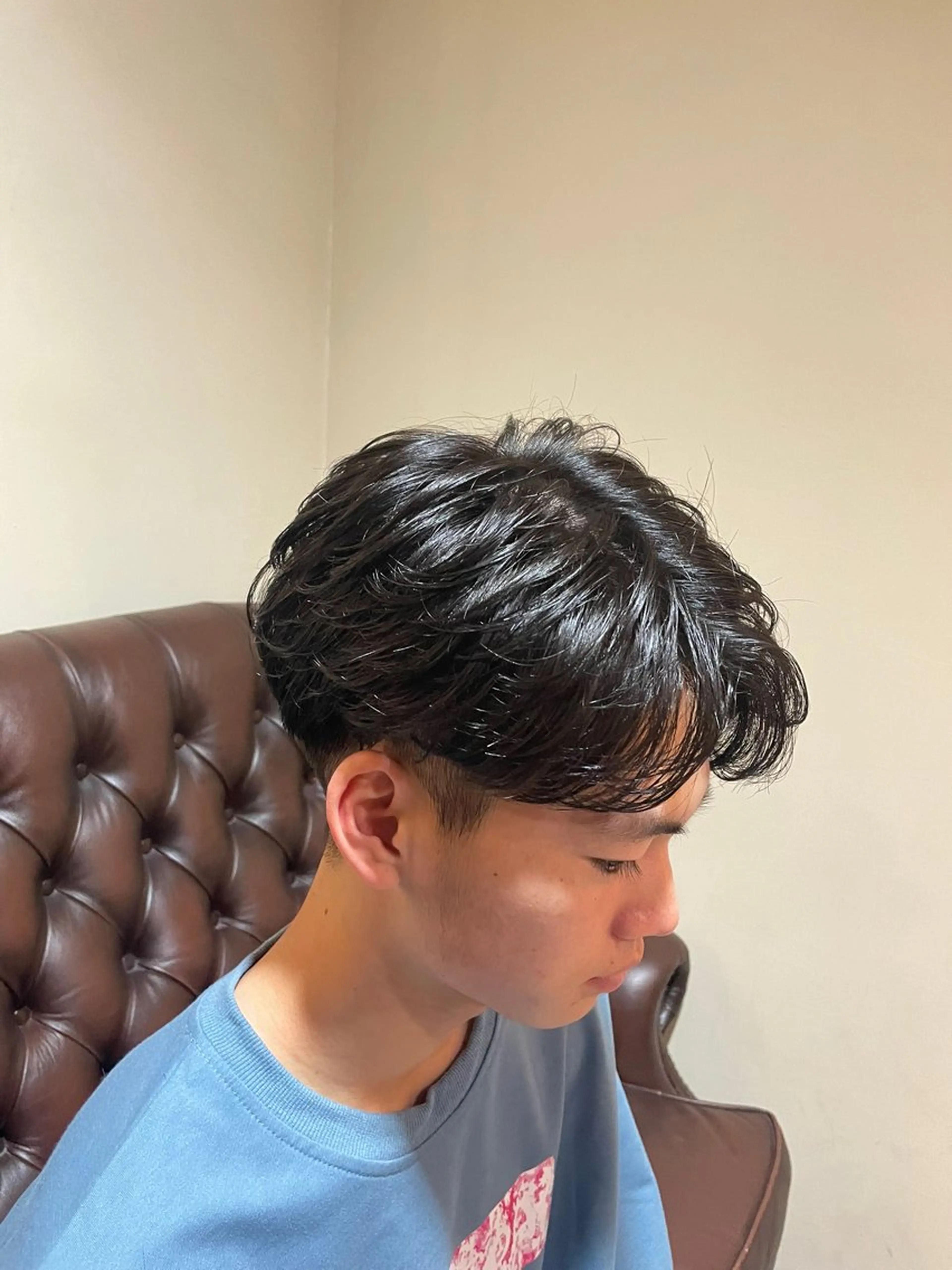 ショート パーマ おがわ りくのヘアスタイル