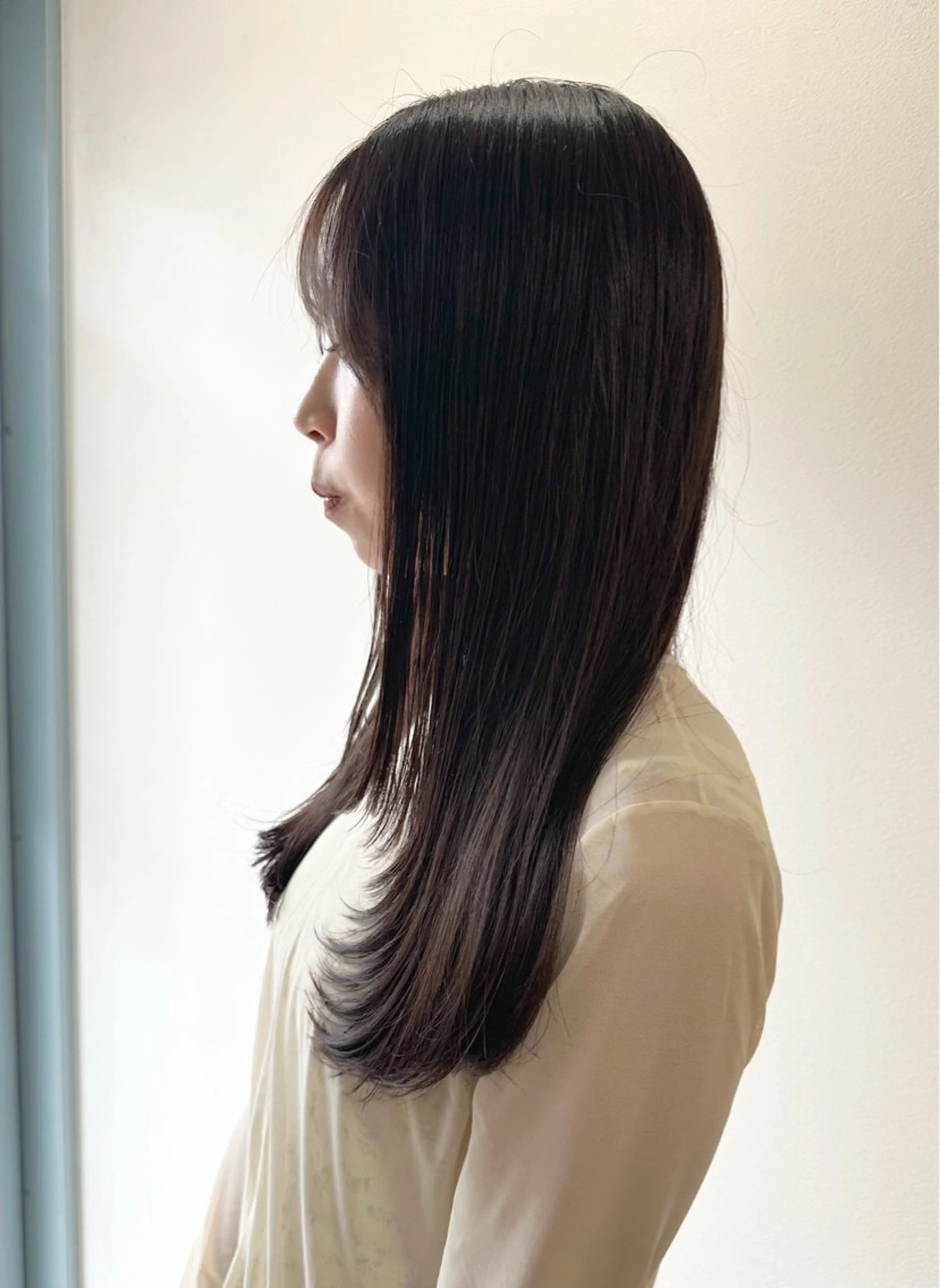 ロング カラー カット ヘアカラー トリートメント 田中 泰正のヘアスタイル