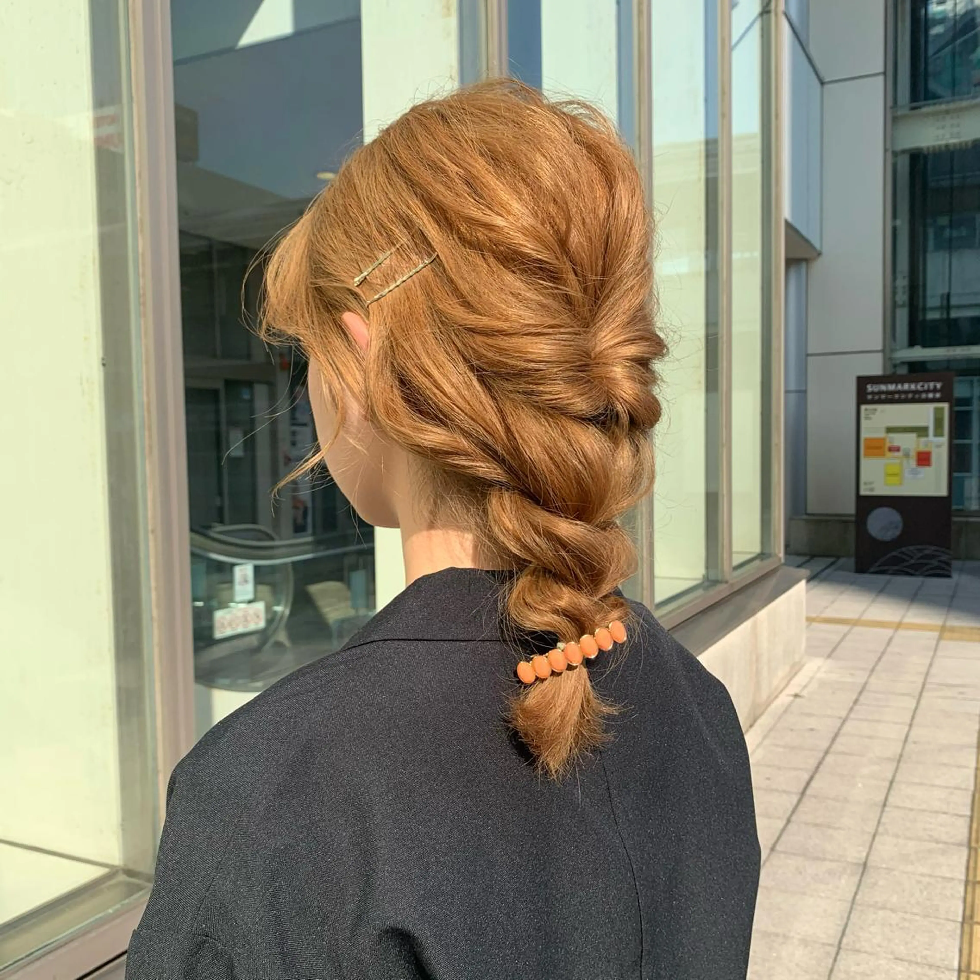 ミディアム ヘアアレンジ 浅草個室/髪質改善 🫧ちえ🫧のヘアスタイル